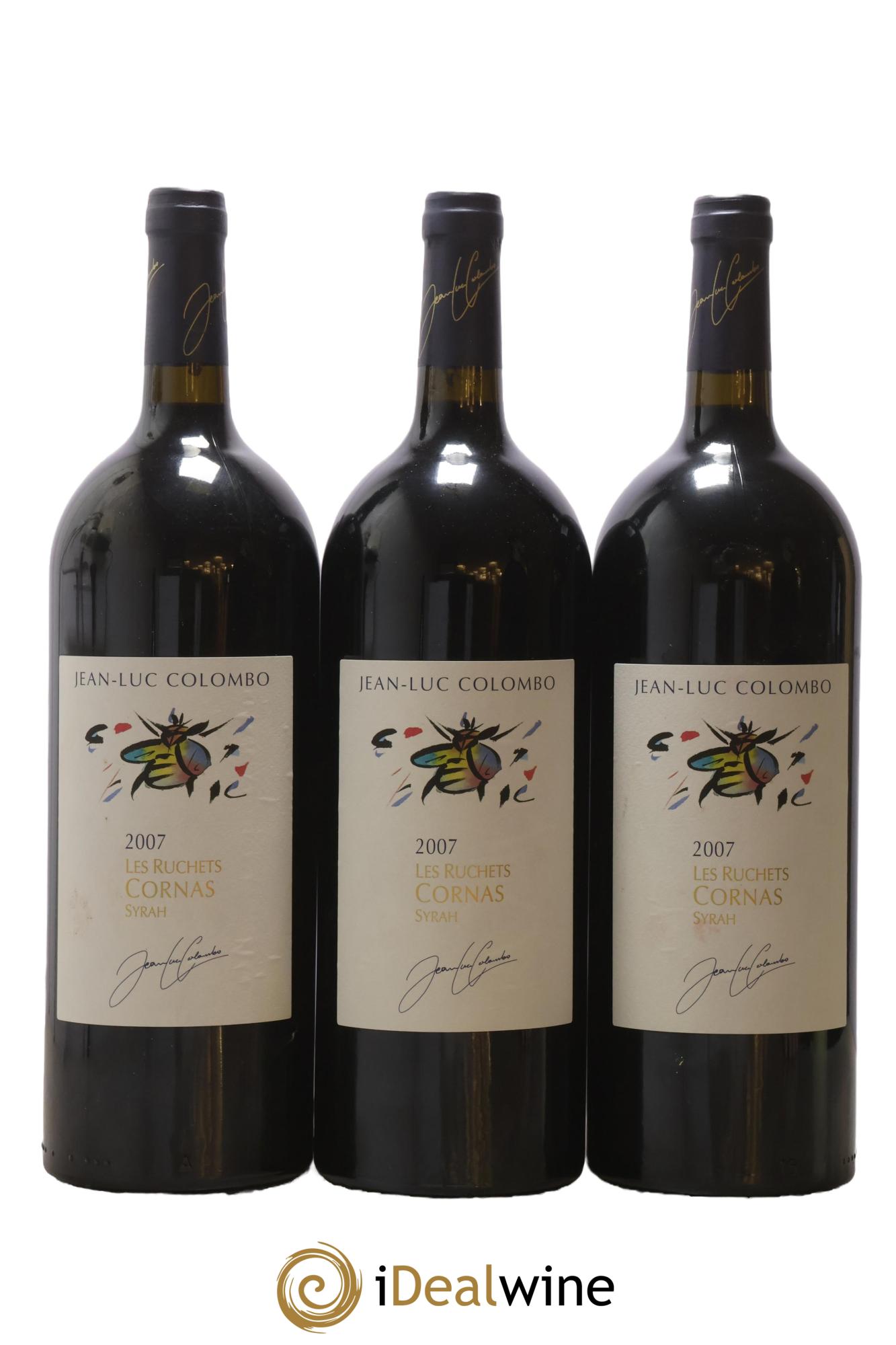 Cornas les Ruchets Jean-Luc Colombo 2007 - Lot de 3 magnums - 0