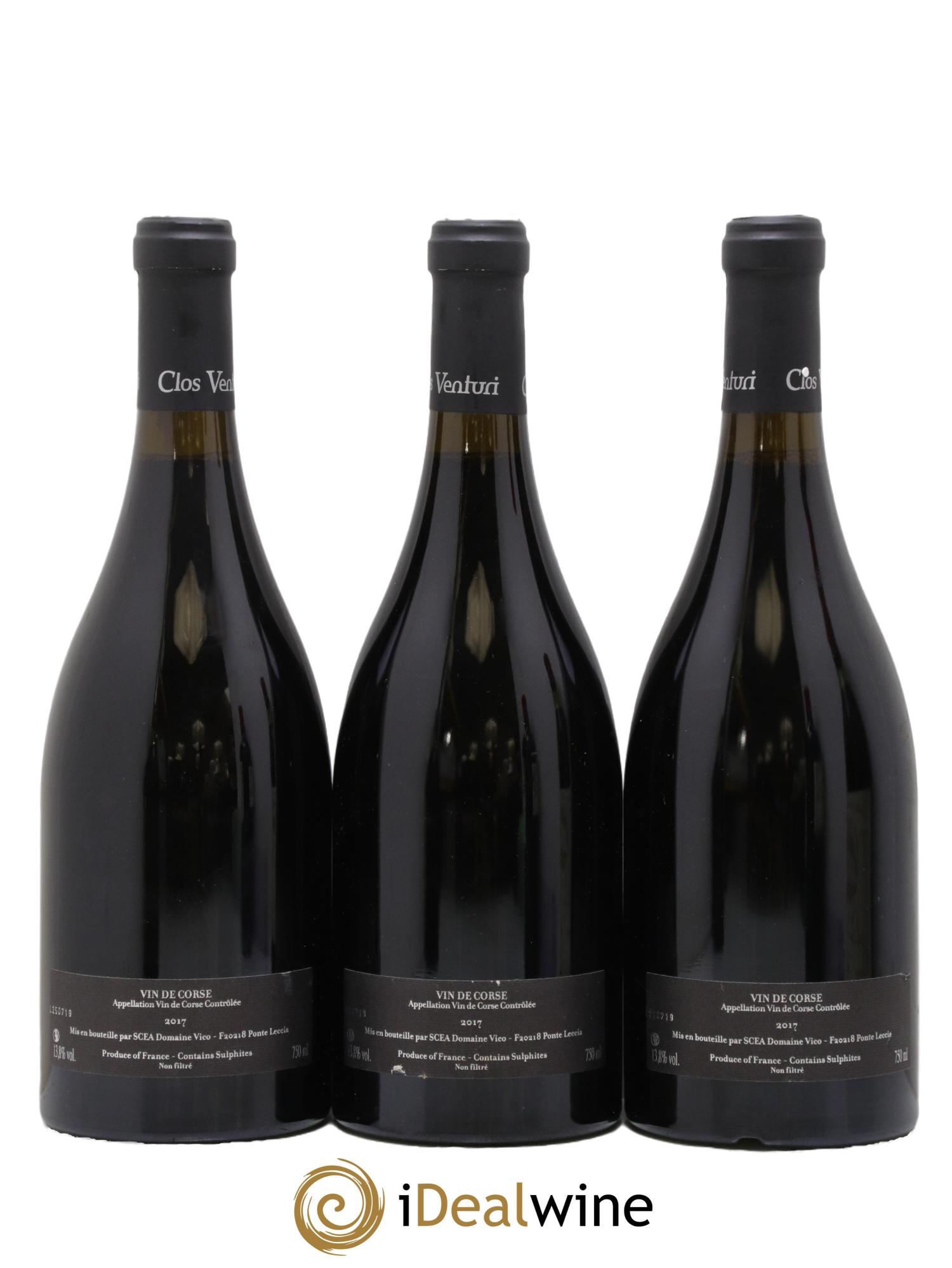 Vin de Corse Clos Venturi 2017 - Lotto di 3 bottiglie - 1