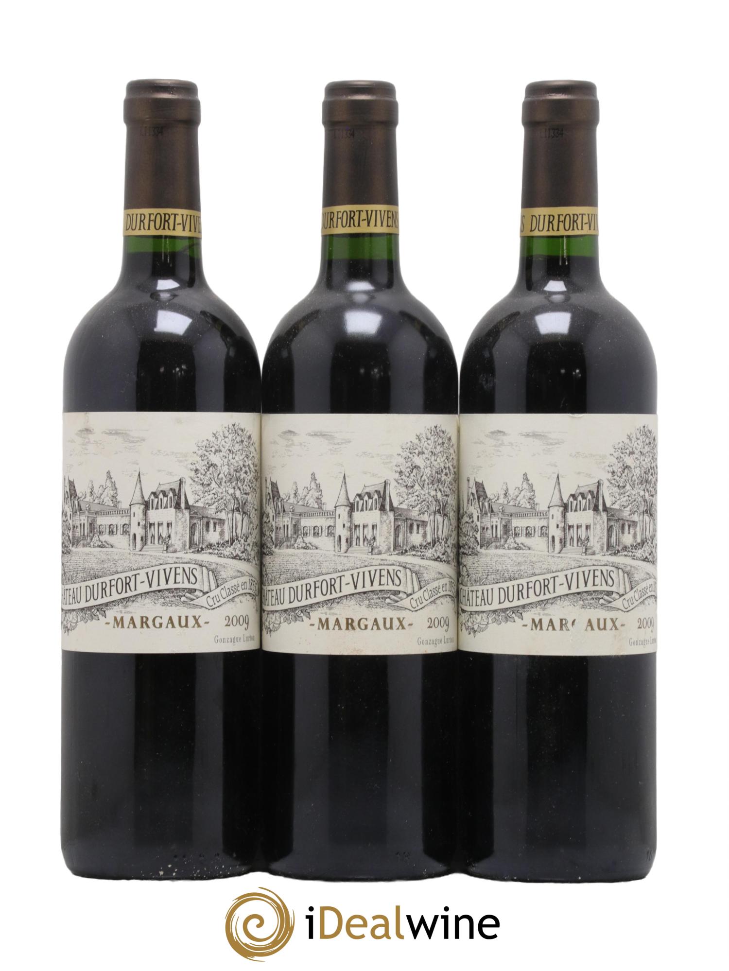 Château Durfort Vivens 2ème Grand Cru Classé 2009 - Lot de 3 bouteilles - 0