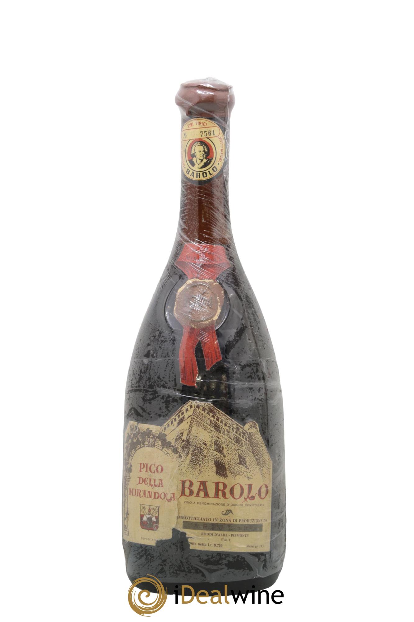 Barolo Pico Della Mirandola 1964 - Lot de 1 bouteille - 0