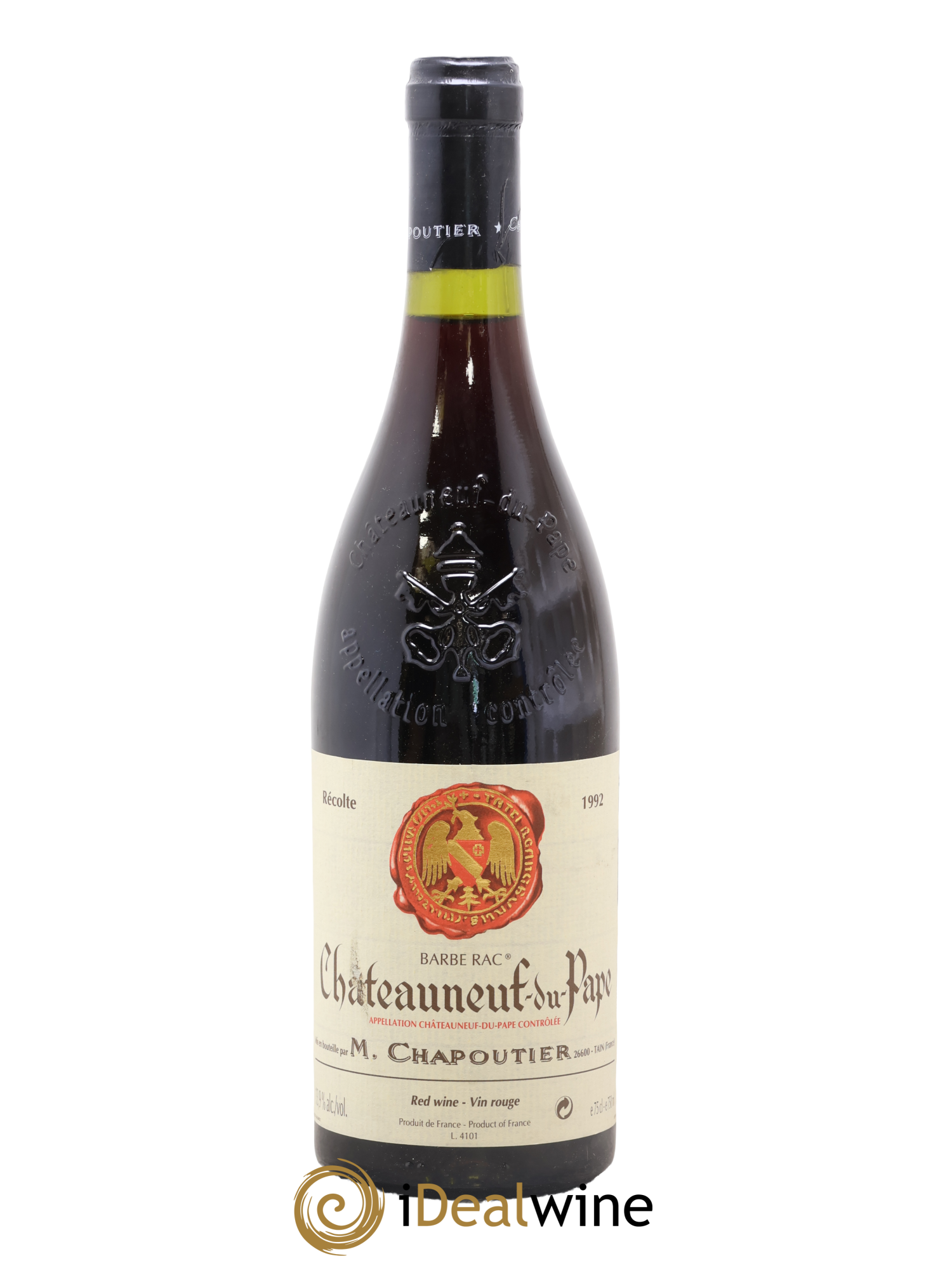 Châteauneuf-du-Pape Barbe Rac Chapoutier 1992 - Lot de 1 bouteille - 0