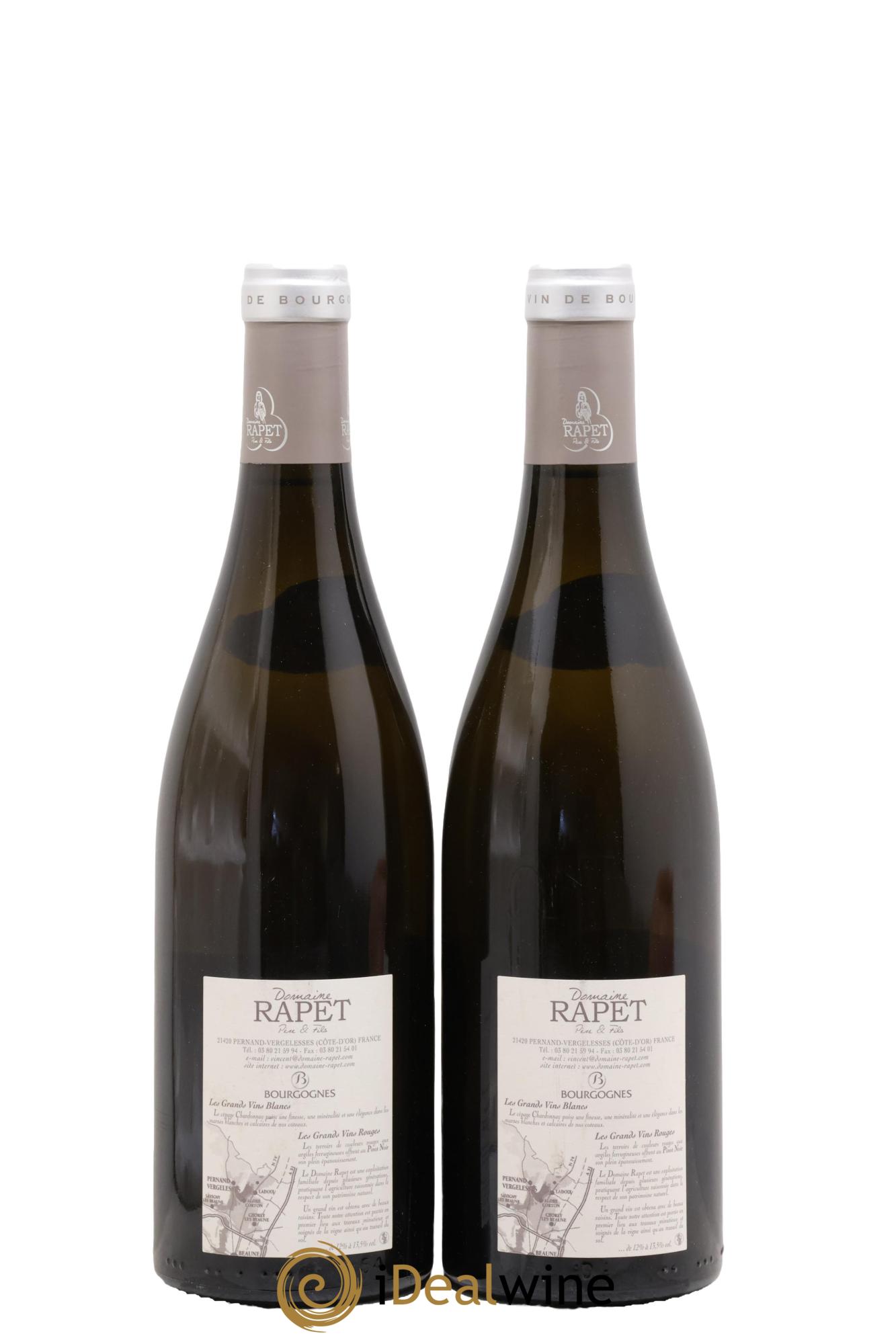 Corton-Charlemagne Grand Cru Rapet Père & Fils 2010 - Lot de 2 bouteilles - 1