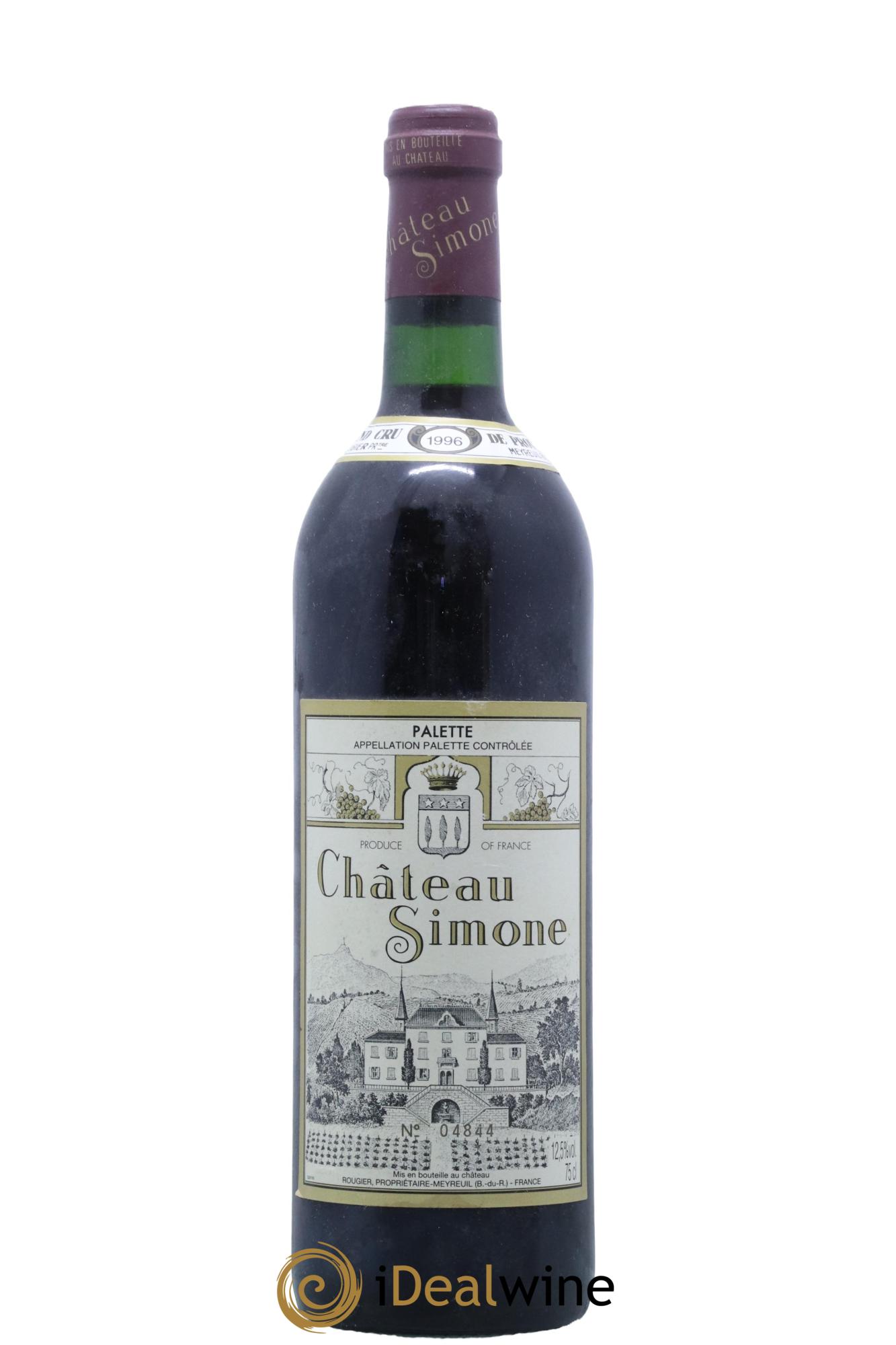 Palette Château Simone Famille Rougier 1996 - Lotto di 1 bottiglia - 0