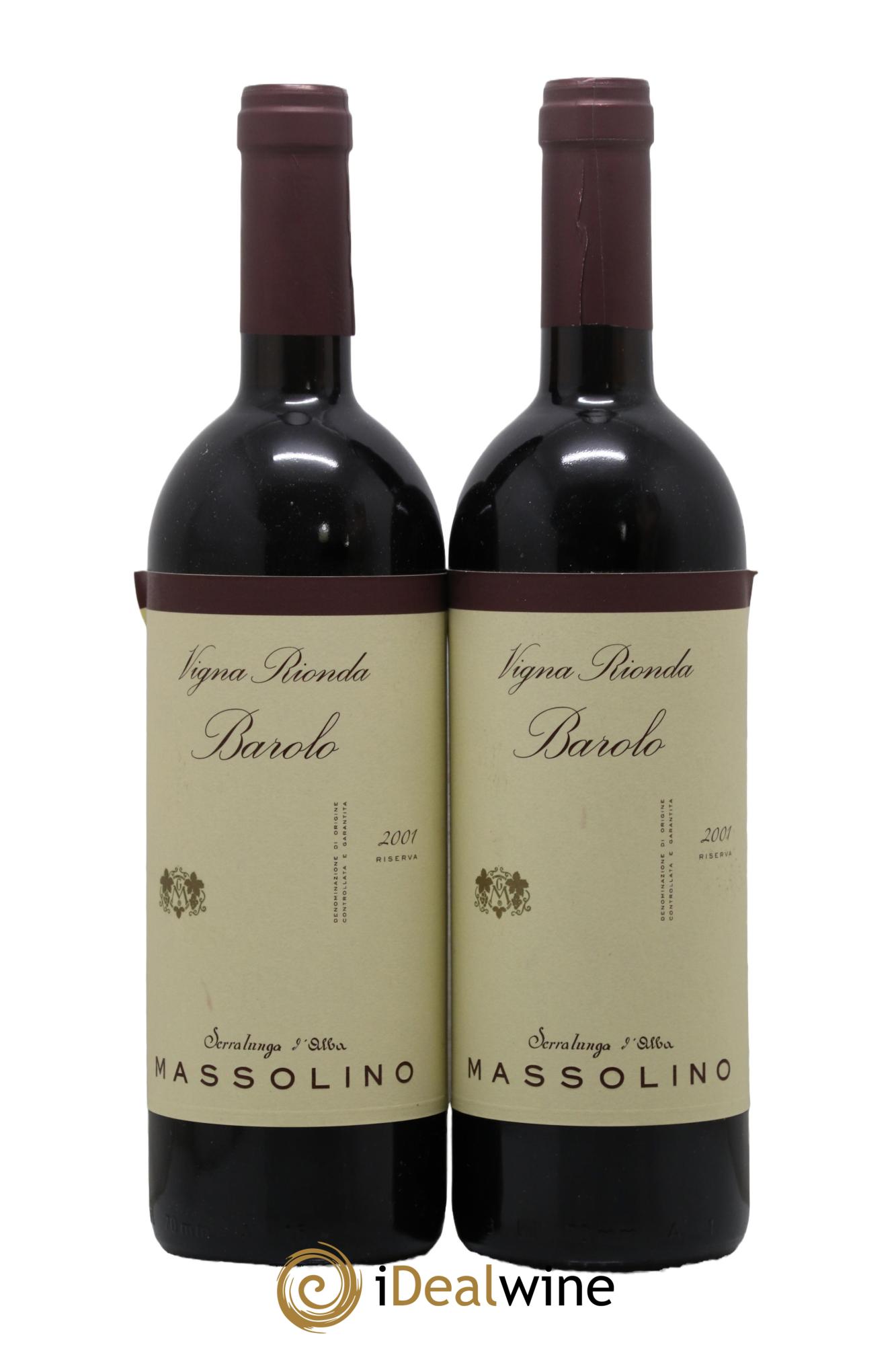 Barolo DOCG Riserva Vigna Rionda Massolino 2001 - Lotto di 2 bottiglie - 0