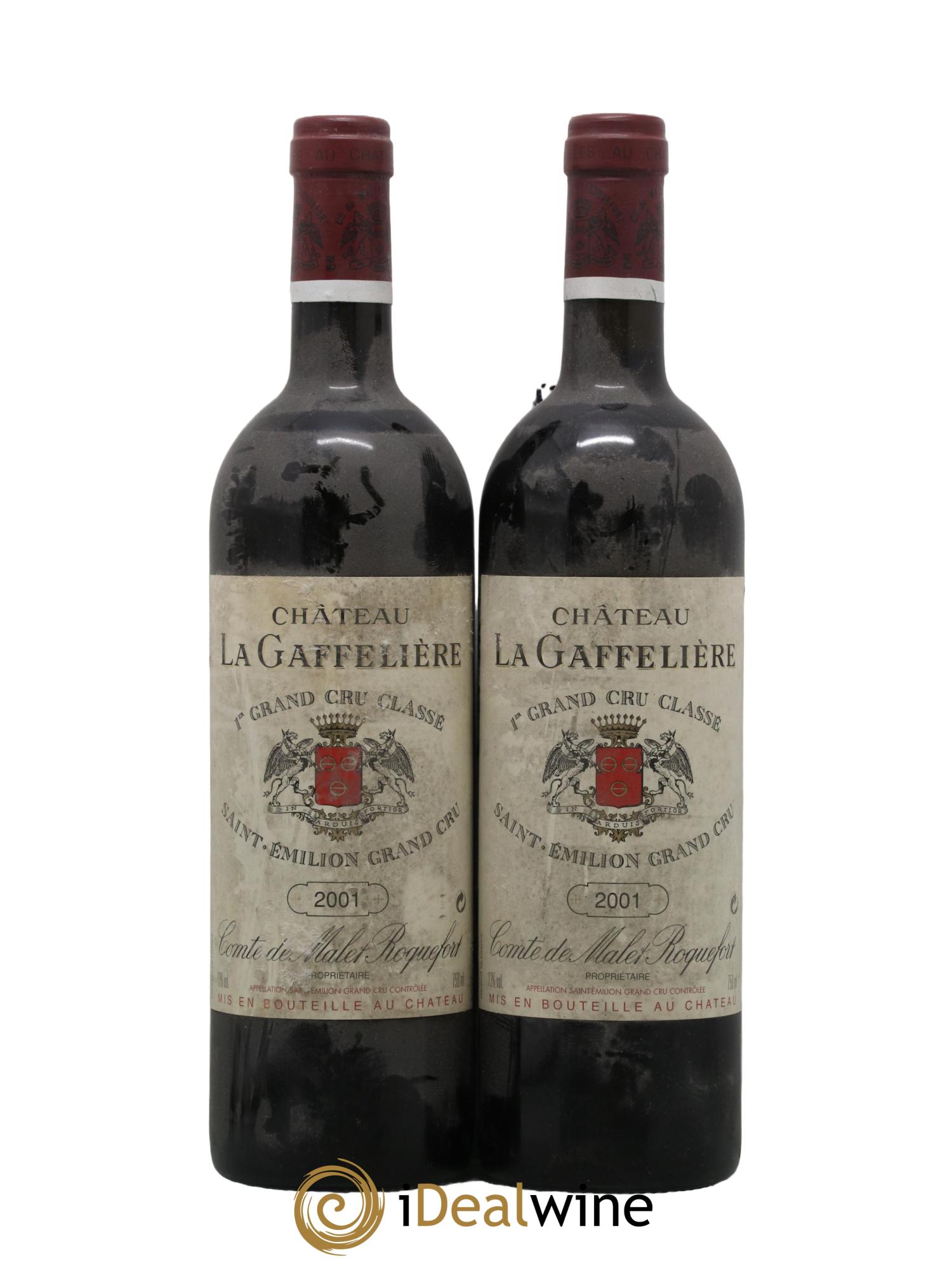 Château la Gaffelière 1er Grand Cru Classé B 2001 - Lot de 2 bouteilles - 0
