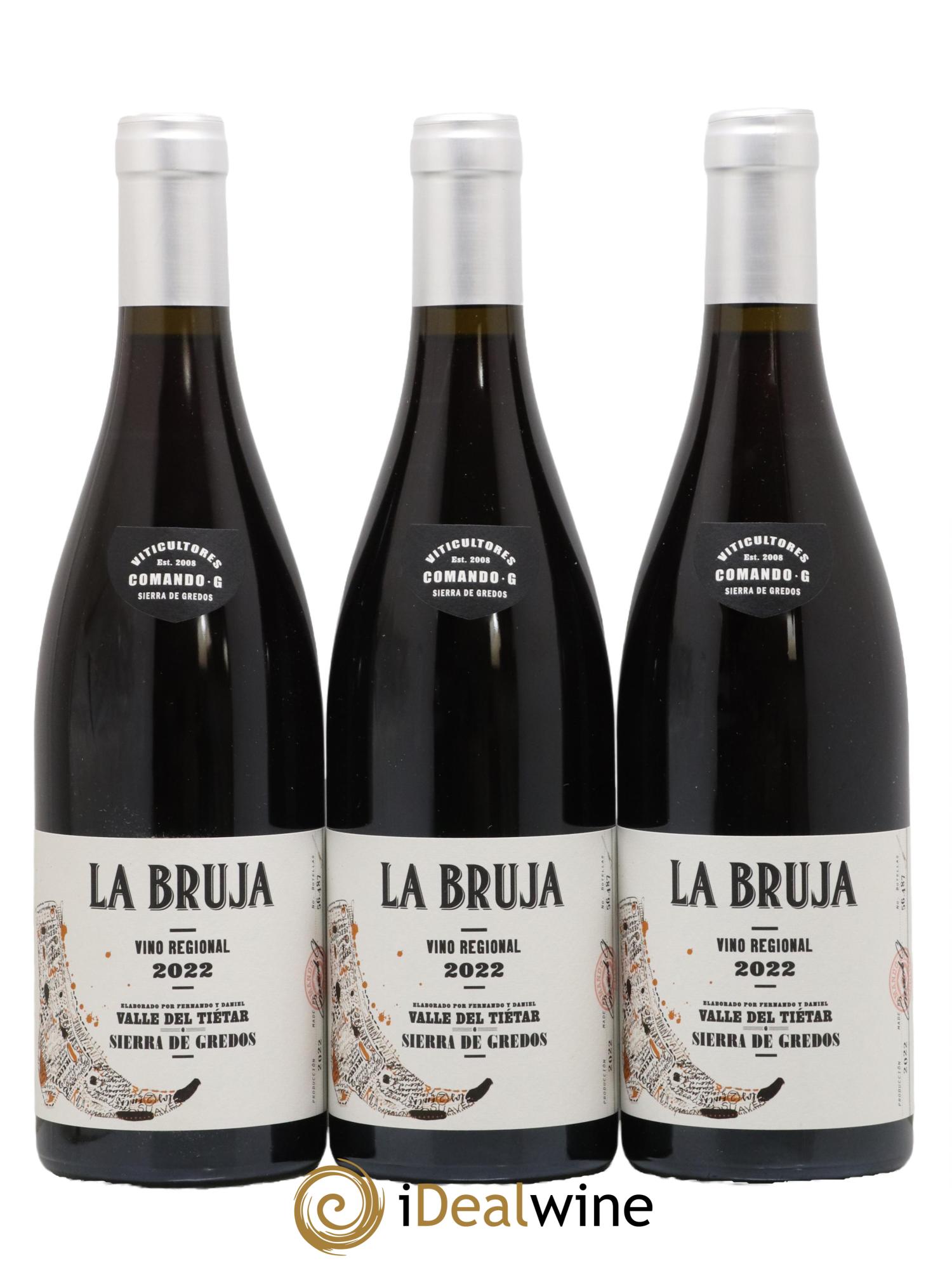 Vinos de Madrid DO Comando G La Bruja de Rozas 2022 - Lotto di 3 bottiglie - 0