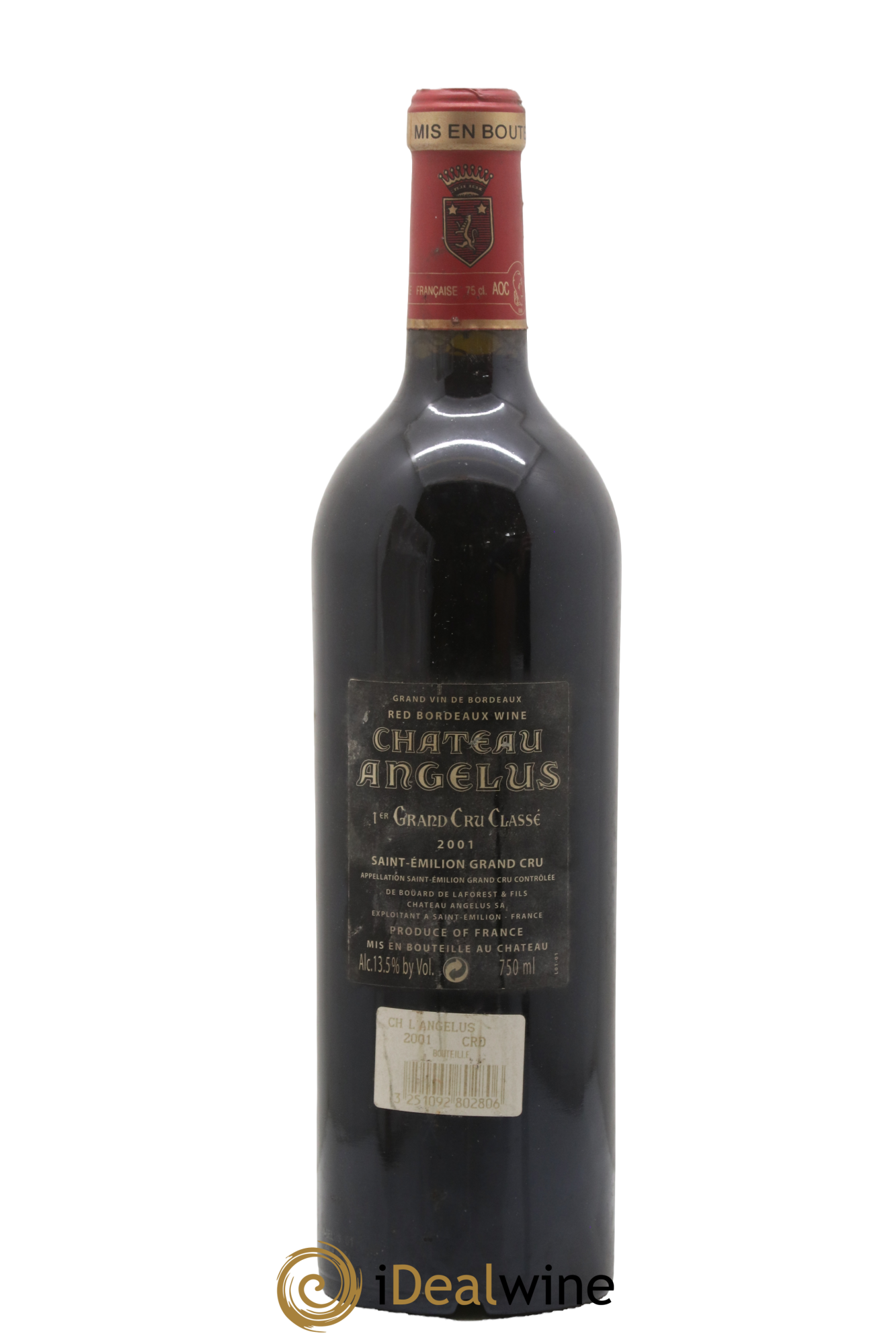 Château Angélus 1er Grand Cru Classé A 2001 - Lot of 1 bottle - 1