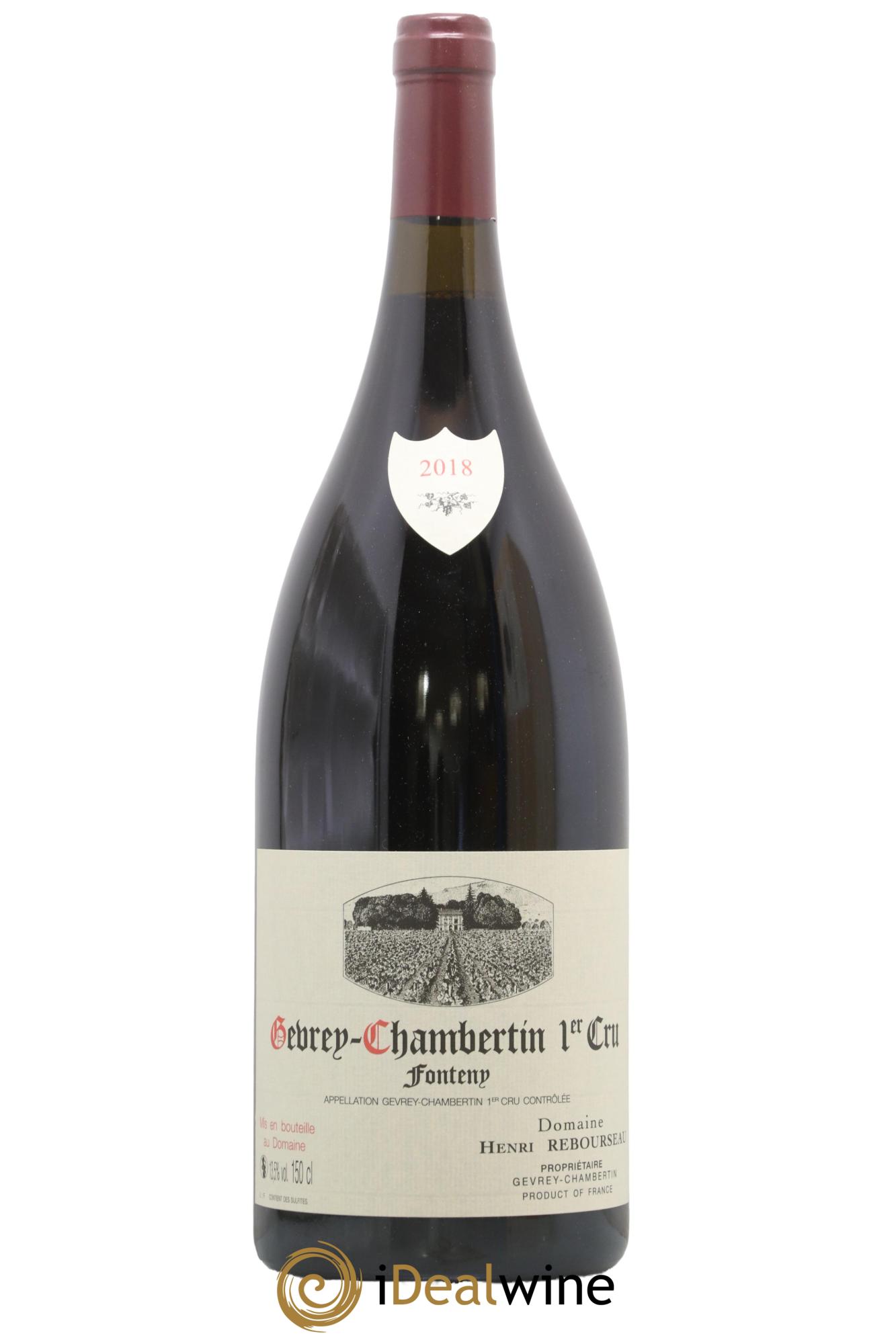 Gevrey-Chambertin 1er Cru Fonteny Henri Rebourseau (Domaine)  2018 - Lot de 1 magnum - 1