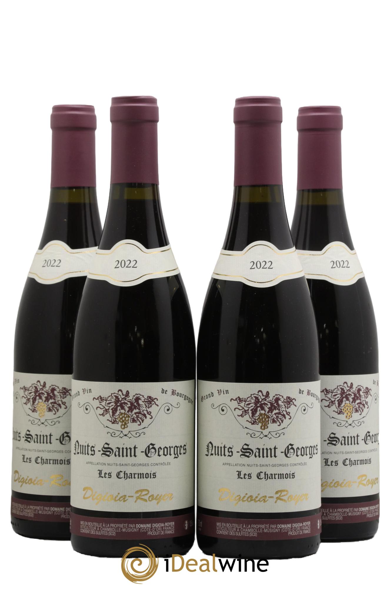 Nuits-Saint-Georges Les Charmois Domaine Digioia-Royer 2022 - Lot de 4 bouteilles - 0