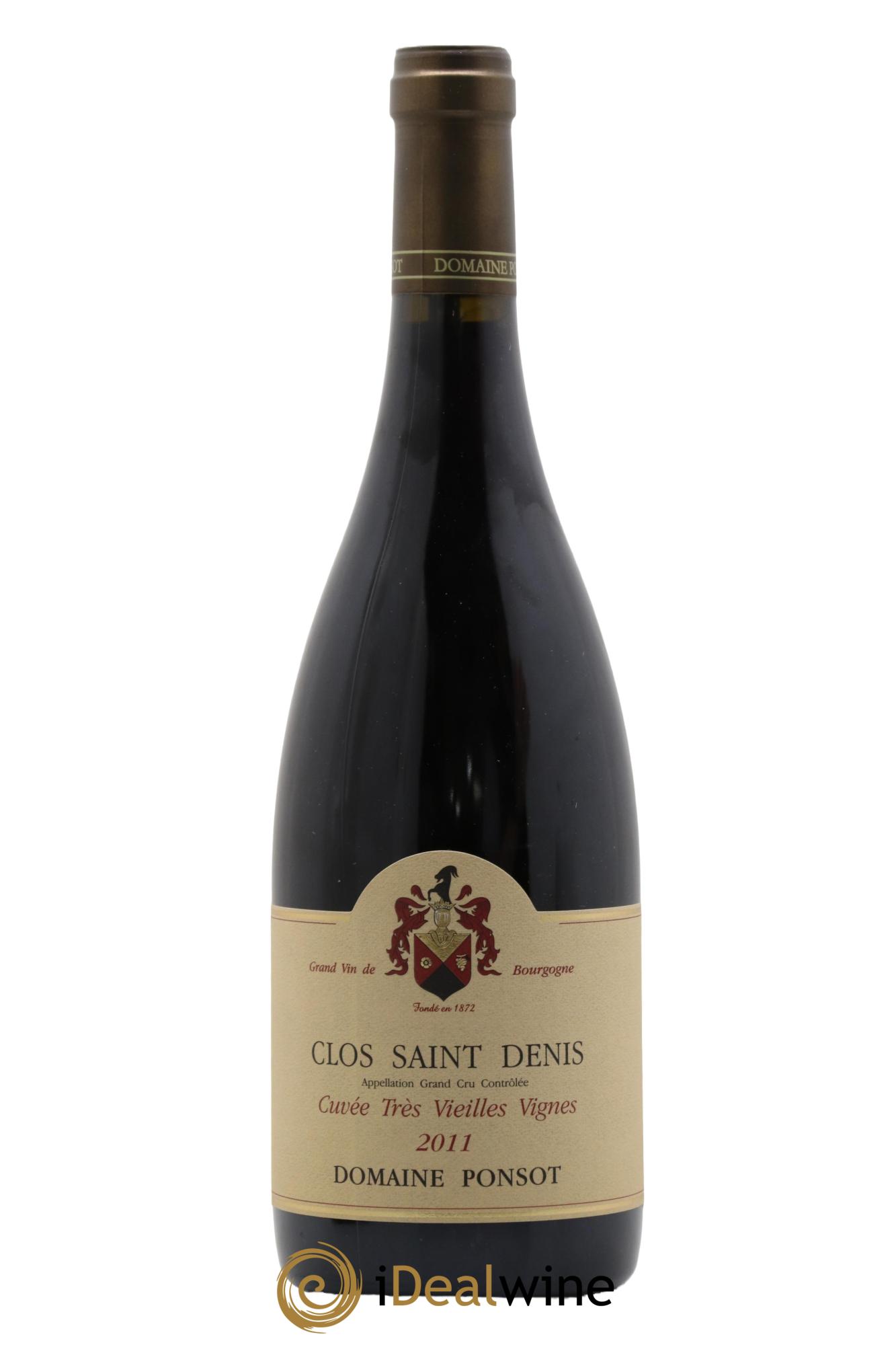 Clos Saint-Denis Très vieilles vignes Ponsot (Domaine) 2011 - Lot de 1 bouteille - 0