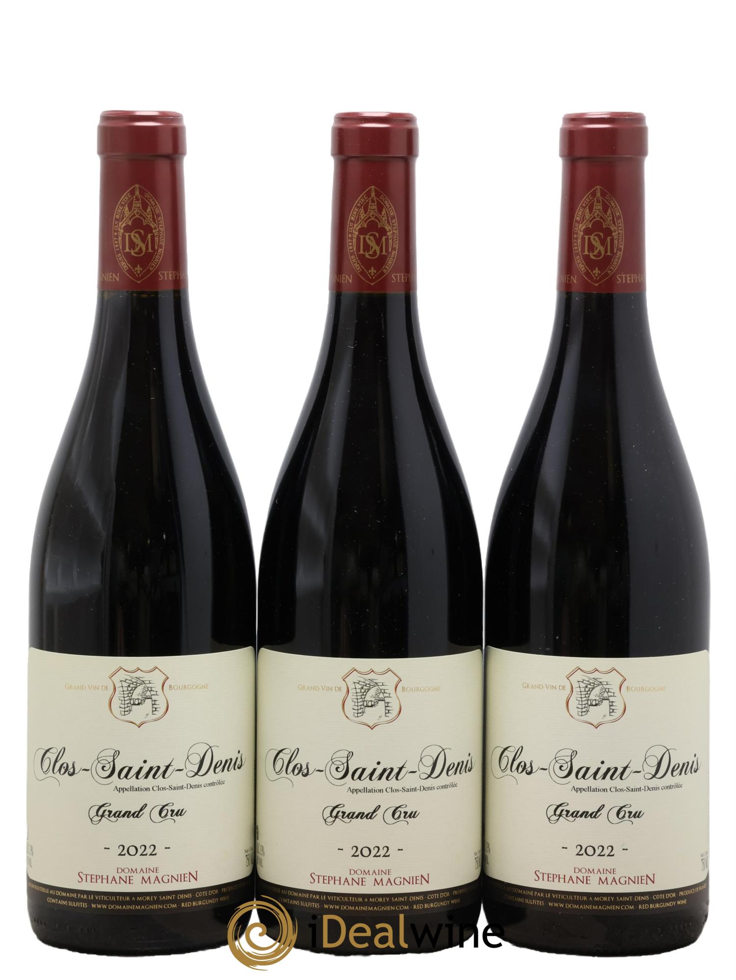 Clos Saint-Denis Grand Cru Stéphane Magnien (Domaine) 2022 - Lotto di 3 bottiglie - 0