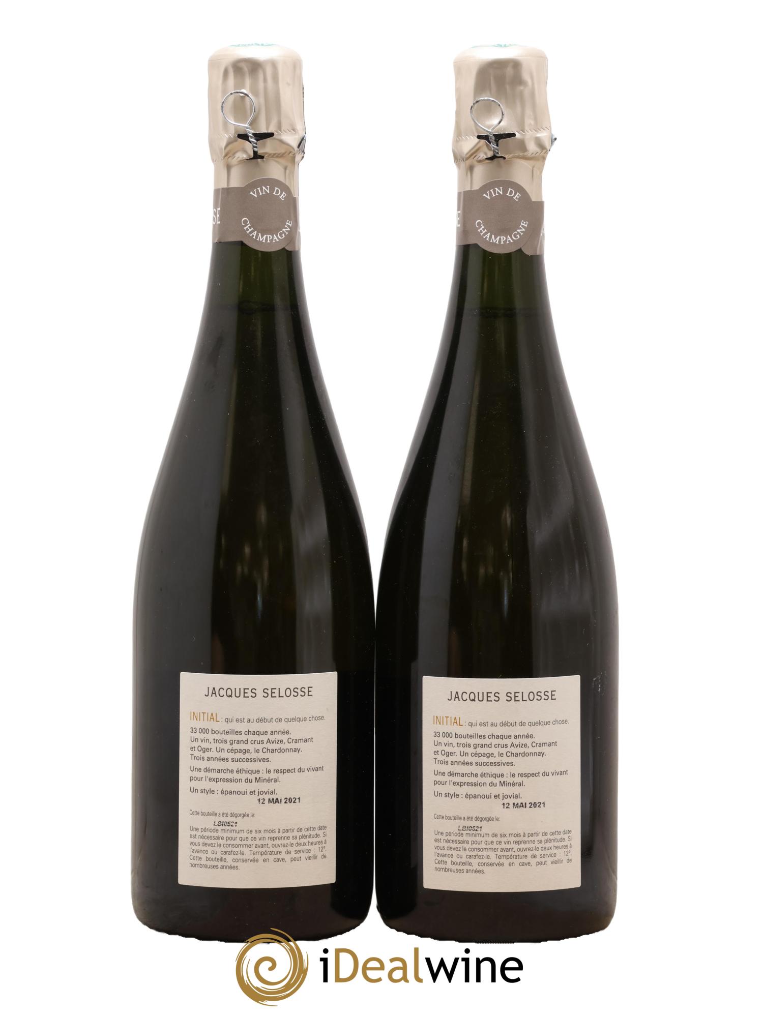 Initial Brut Jacques Selosse - Posten von 2 Flaschen - 1