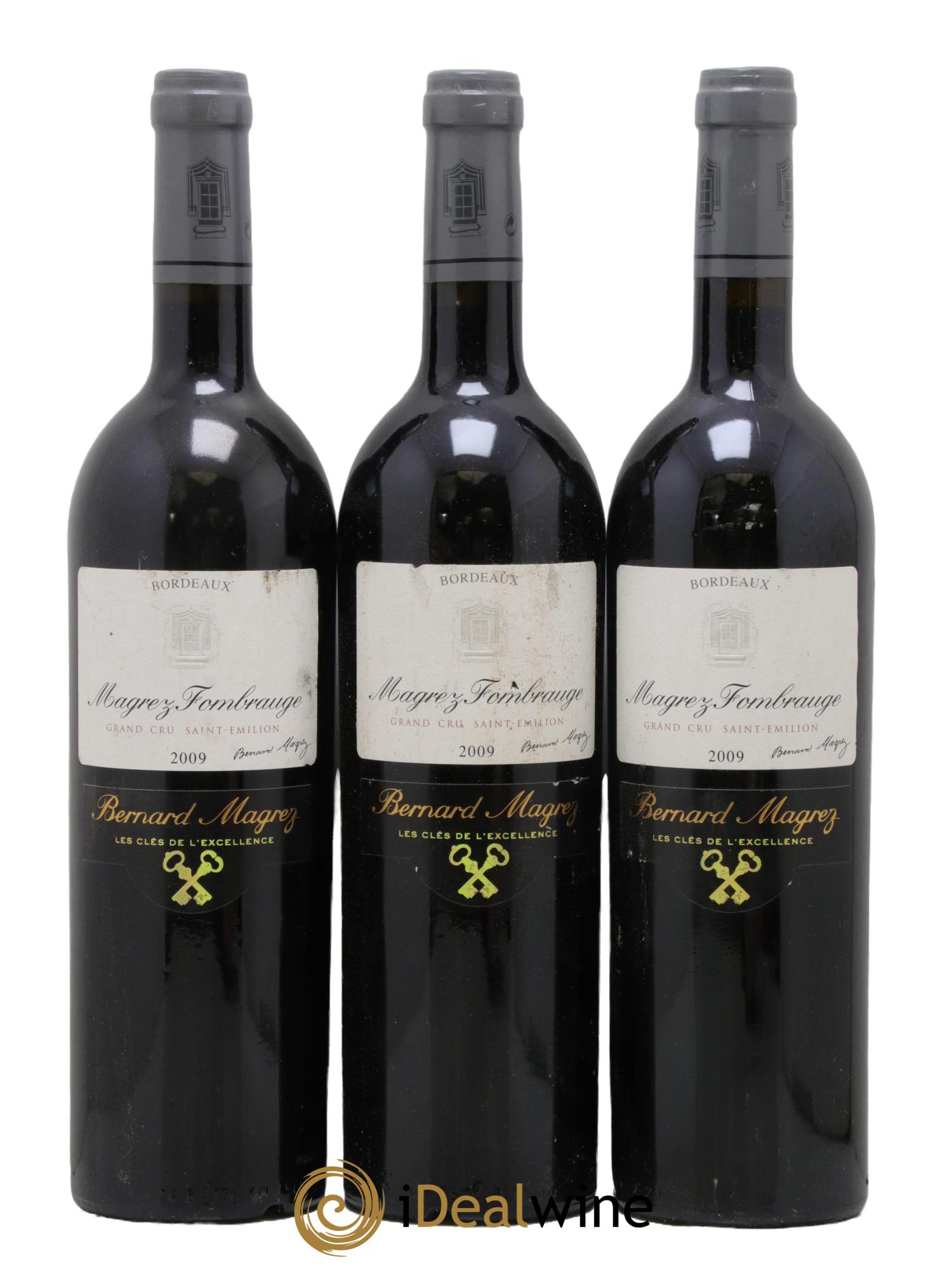 Château Magrez Fombrauge 2009 - Lot of 3 bottles - 0