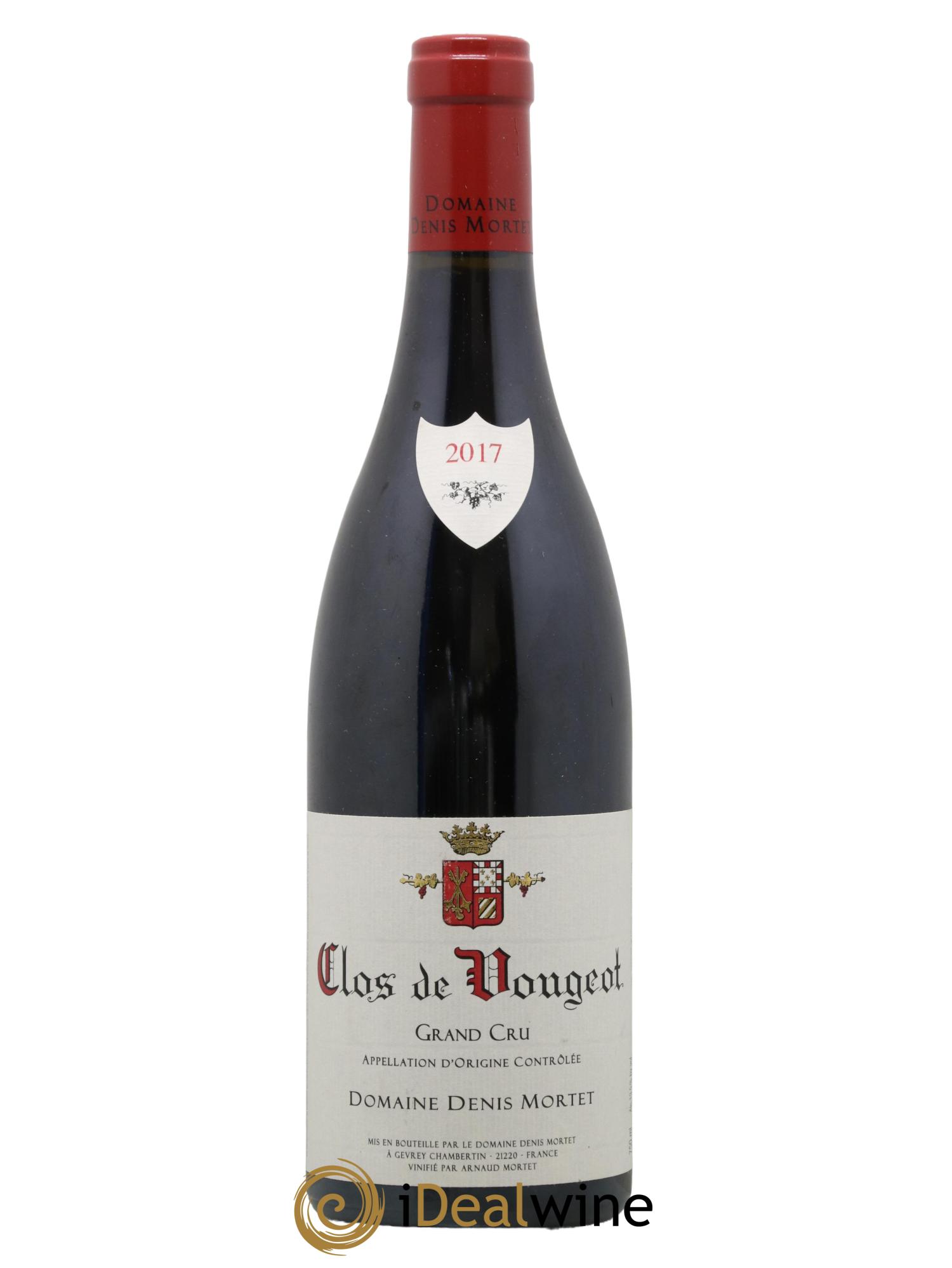 Clos de Vougeot Grand Cru Denis Mortet (Domaine) 2017 - Lot de 1 bouteille - 0
