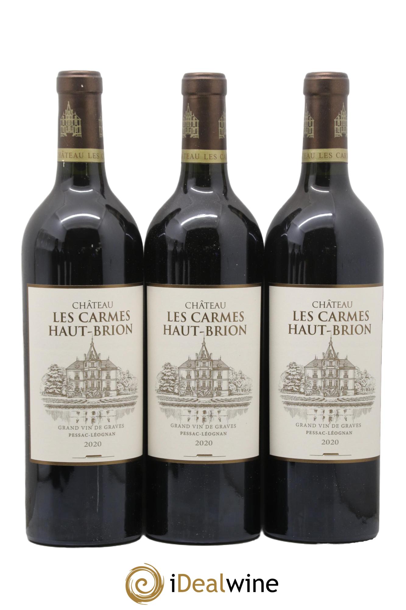 Château Les Carmes Haut-Brion 2020 - Lot de 6 bouteilles - 1