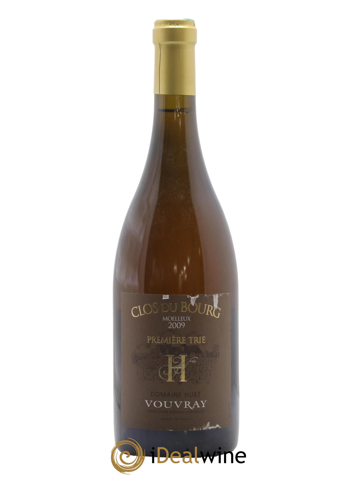 Vouvray Clos du Bourg Moelleux 1ère trie Domaine Huet 2009 - Lot de 1 bouteille - 0