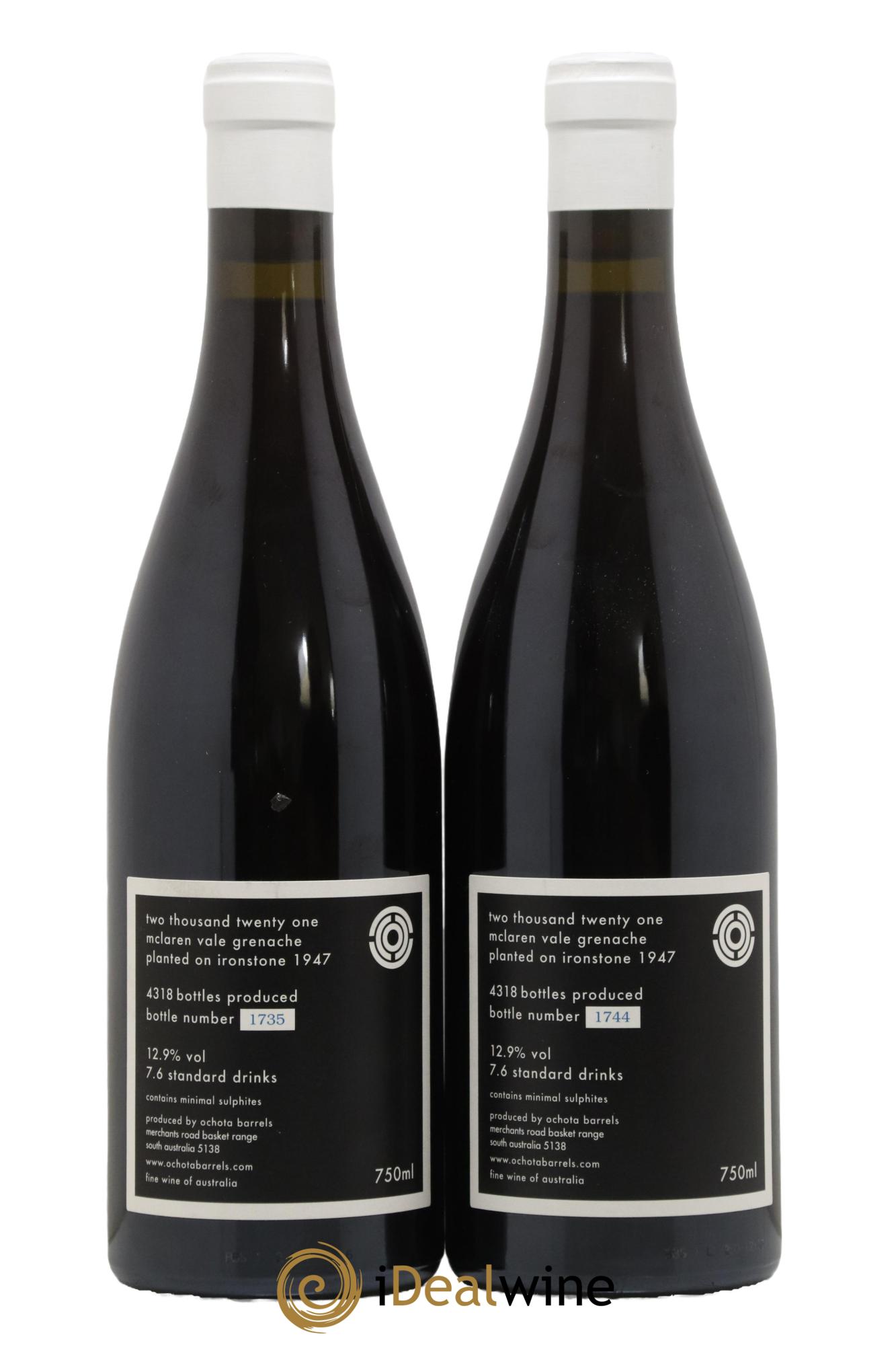 Australie Fugazi Grenache Ochota Barrels - Lot de 2 bouteilles - 1