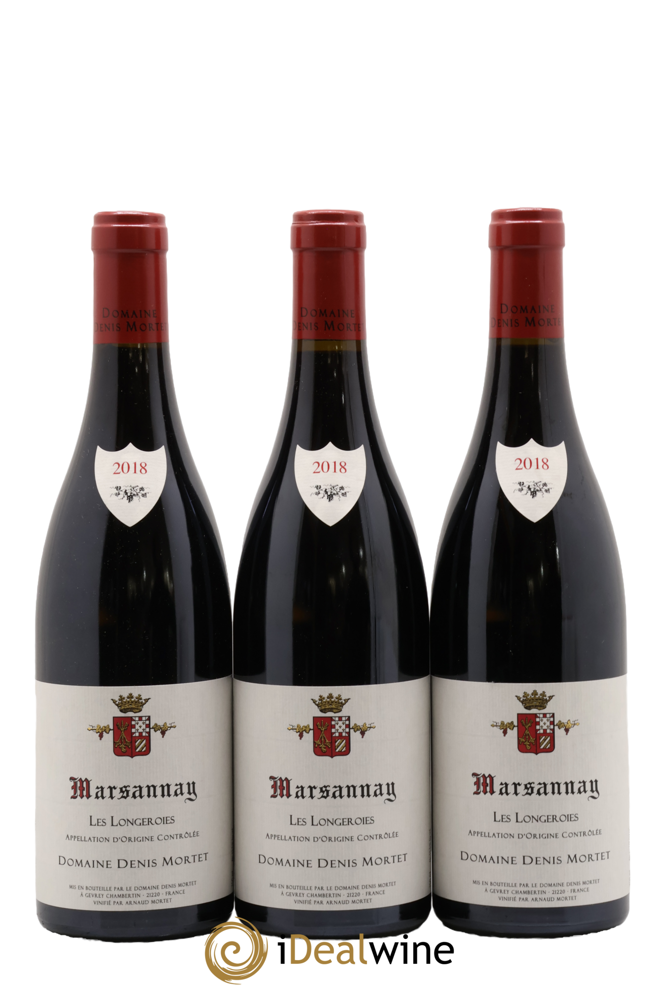 Marsannay Les Longeroies Denis Mortet (Domaine) 2018 - Lot de 3 bouteilles - 0