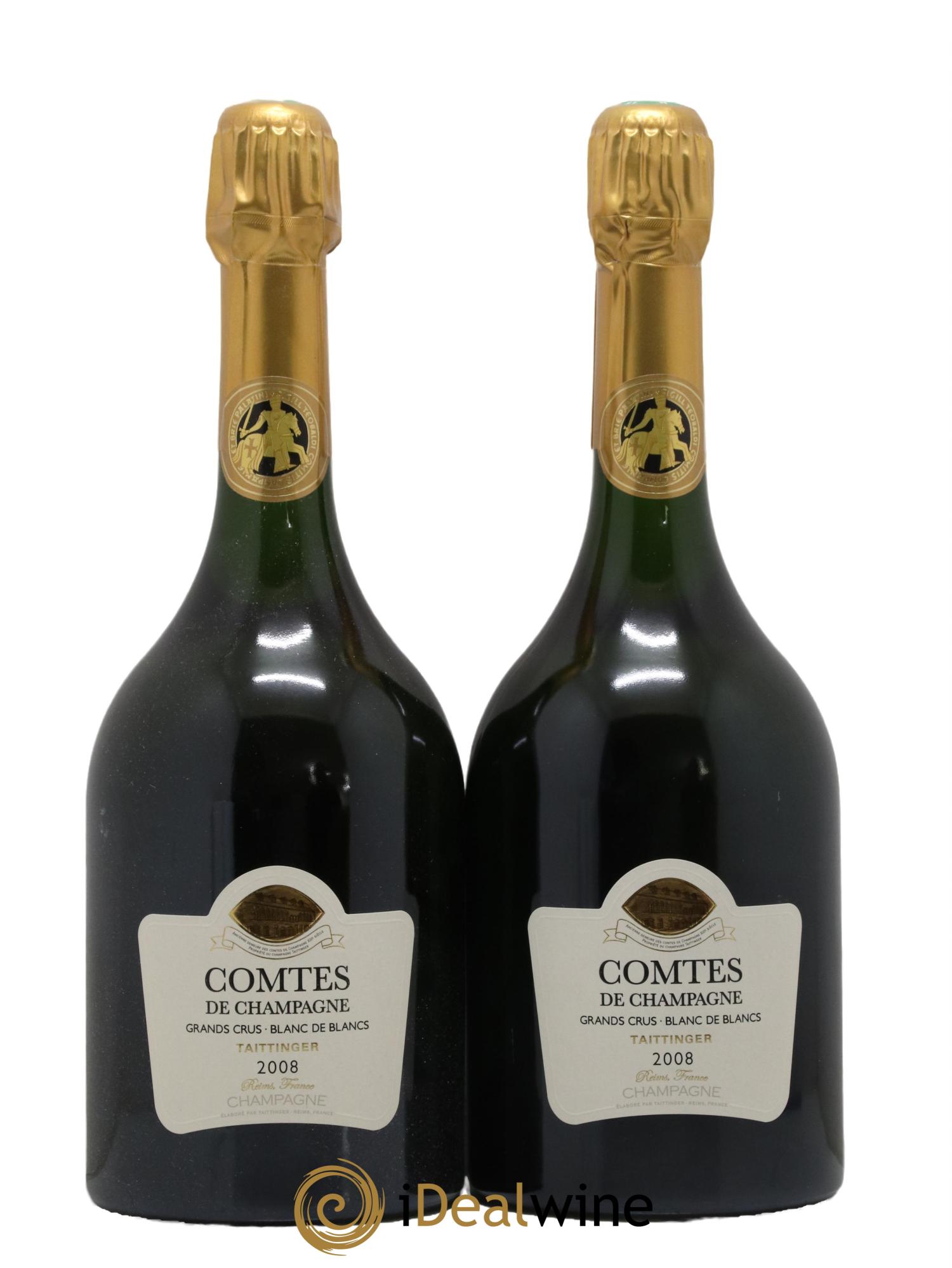 Comtes de Champagne Taittinger 2008 - Lot de 2 bouteilles - 0