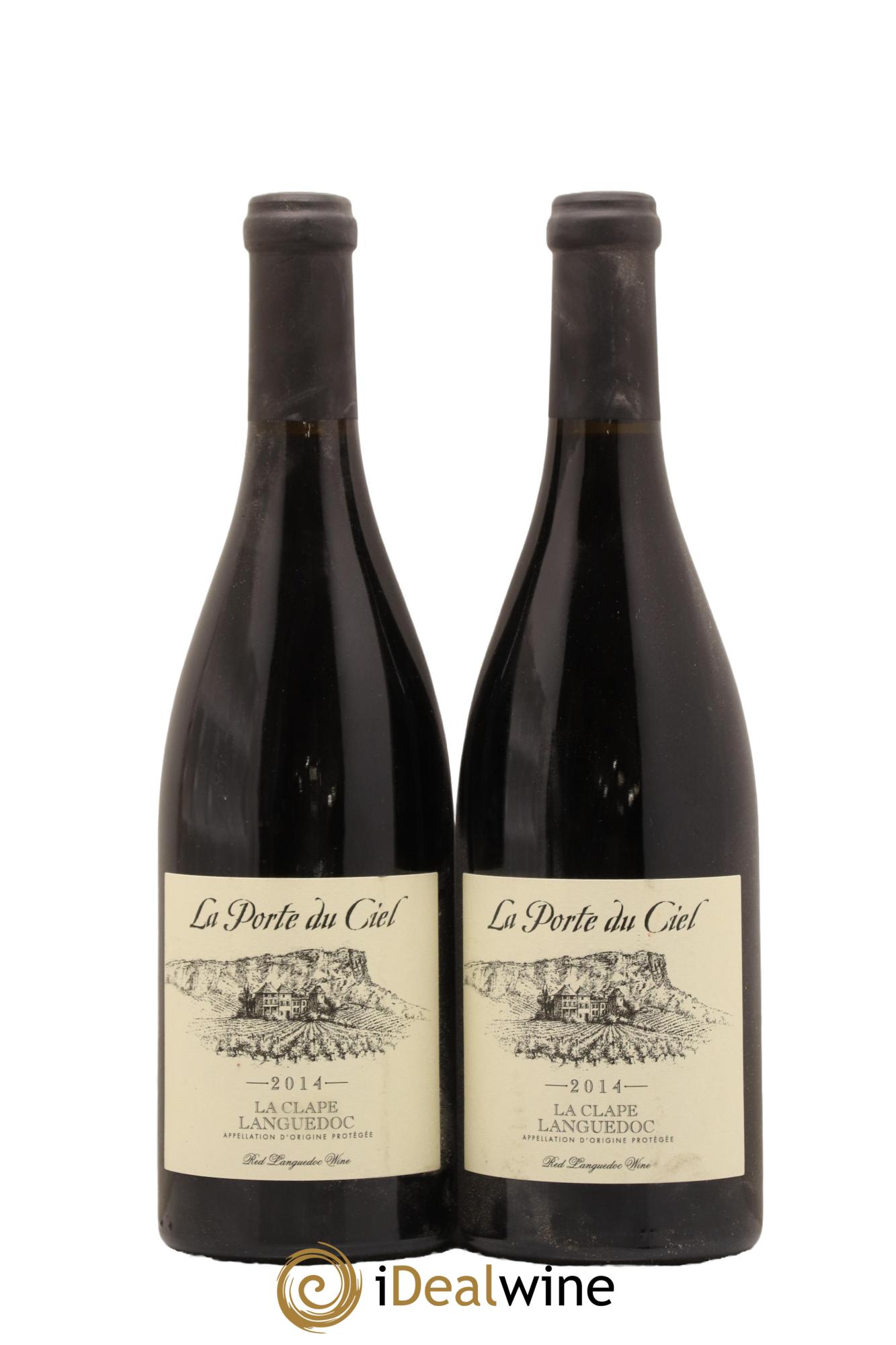 La Clape Château de La Négly La Porte du Ciel Jean Paux-Rosset 2014 - Lot de 2 bouteilles - 0