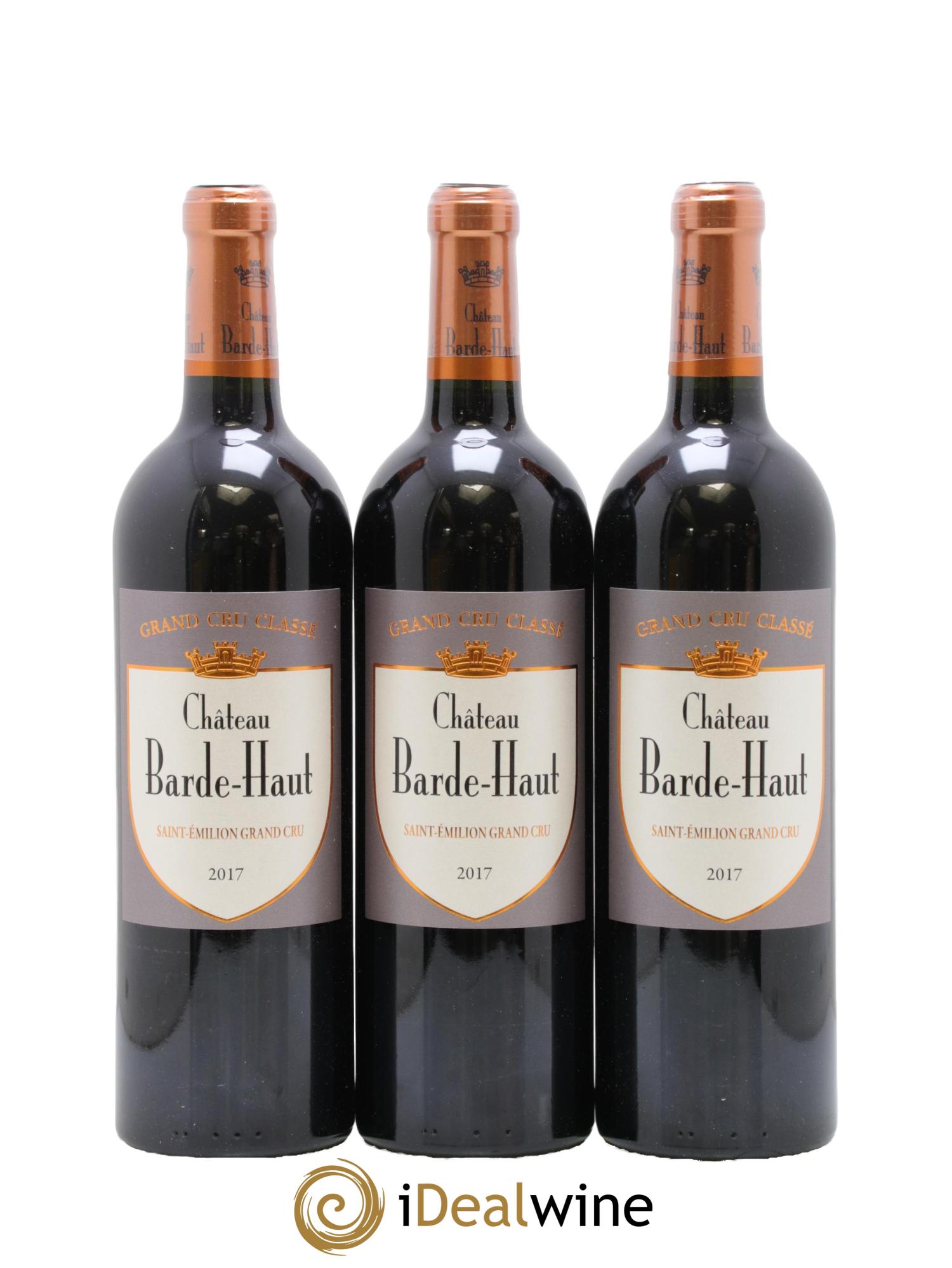 Château Barde Haut Grand Cru Classé 2017 - Lot of 3 bottles - 0