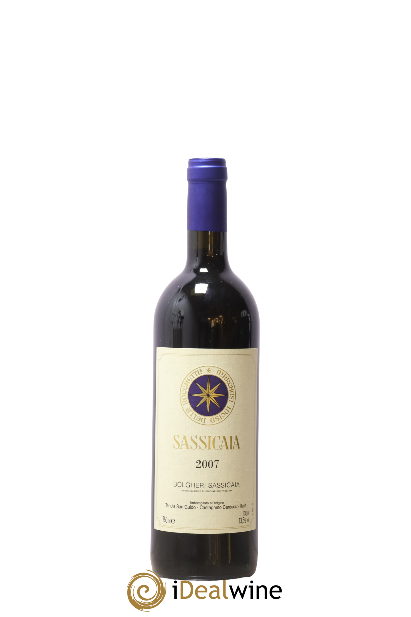 Bolgheri DOC Sassicaia Tenuta San Guido 2007 - Lot de 1 bouteille - 0