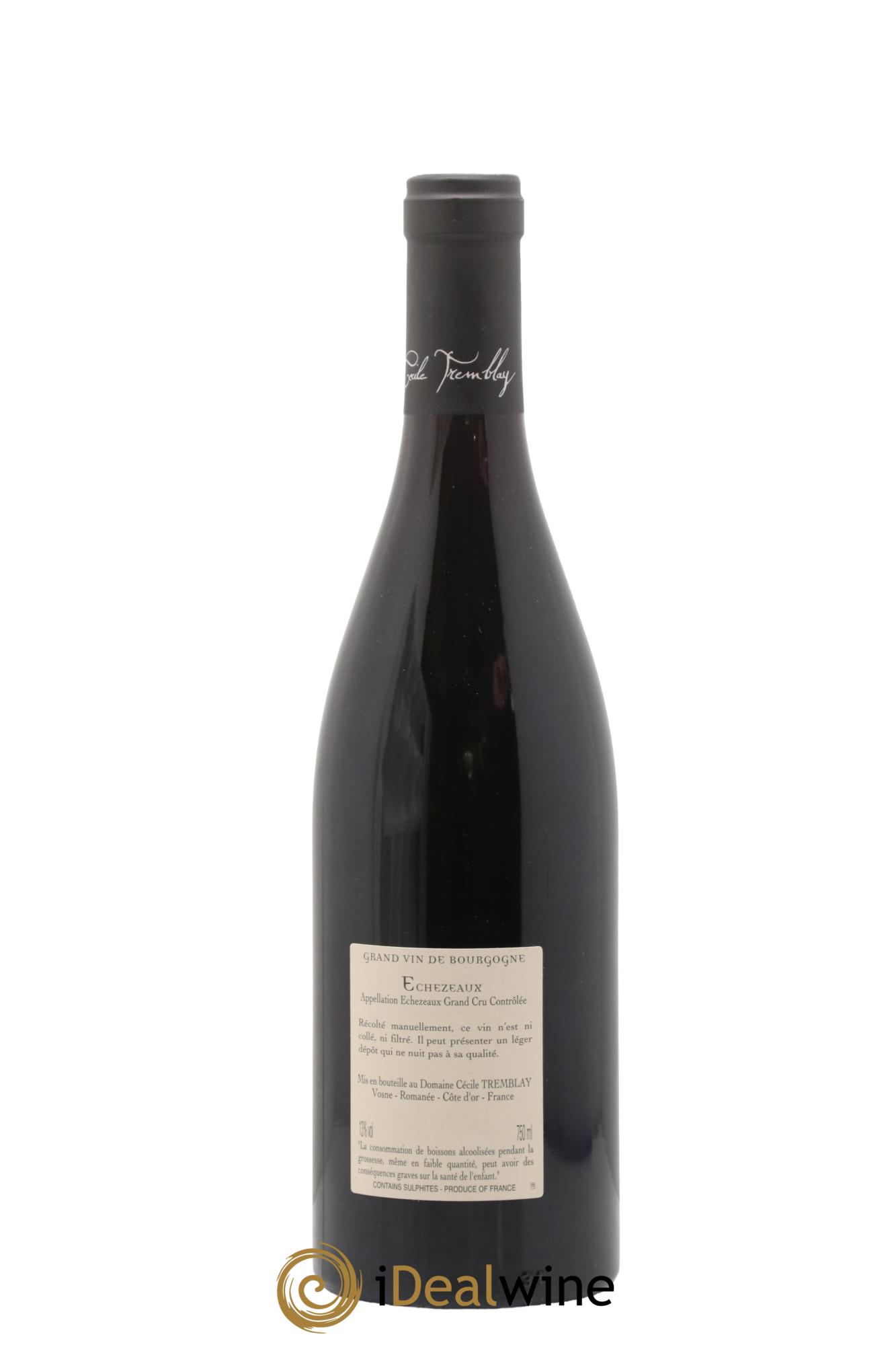 Echezeaux Grand Cru du dessus Cécile Tremblay 2016 - Lot of 1 bottle - 1