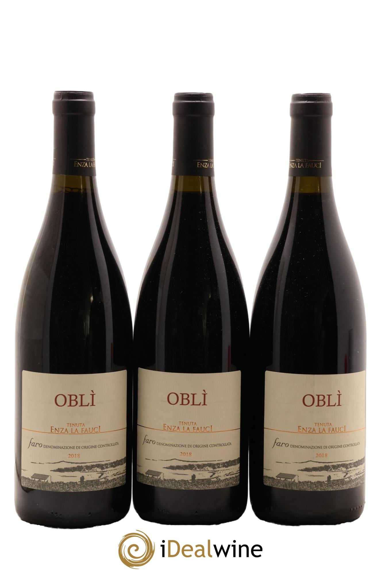 Italie Faro DOC Obli Tenuta Enza la Fauci 2018 - Lot de 3 bouteilles - 0