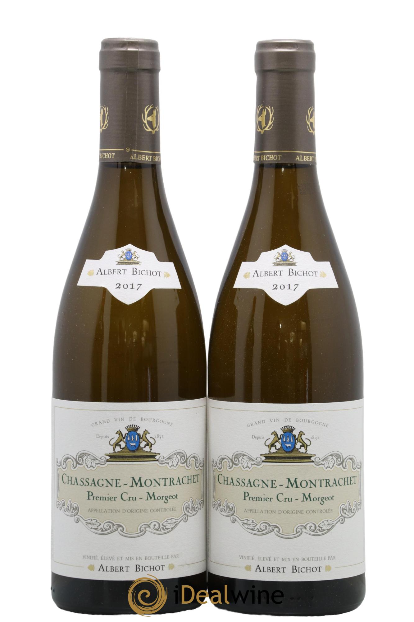 Chassagne-Montrachet 1er Cru Morgeot Albert Bichot 2017 - Lot de 2 bouteilles - 0