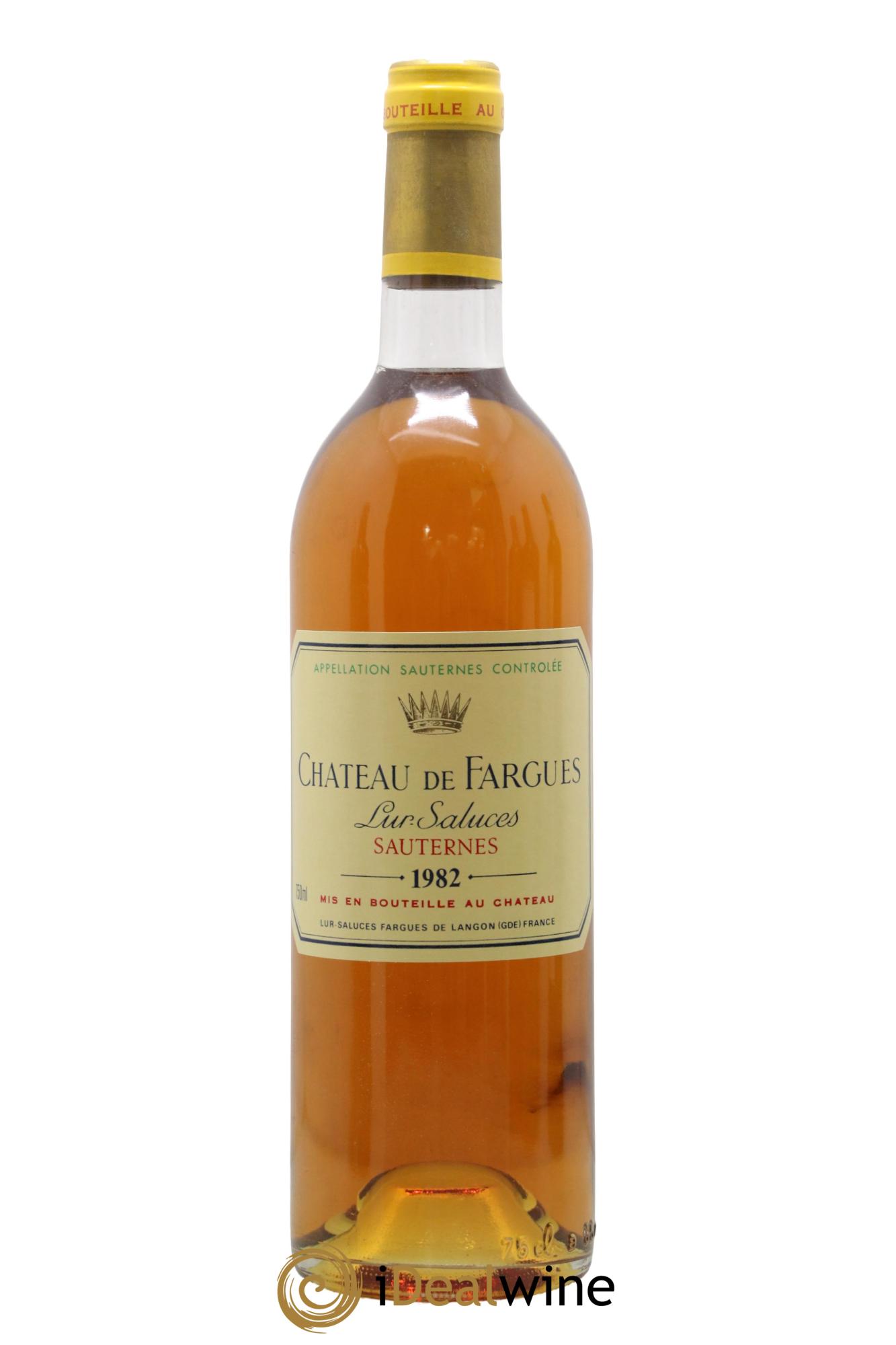 Château de Fargues 1982 - Lot de 1 bouteille - 0
