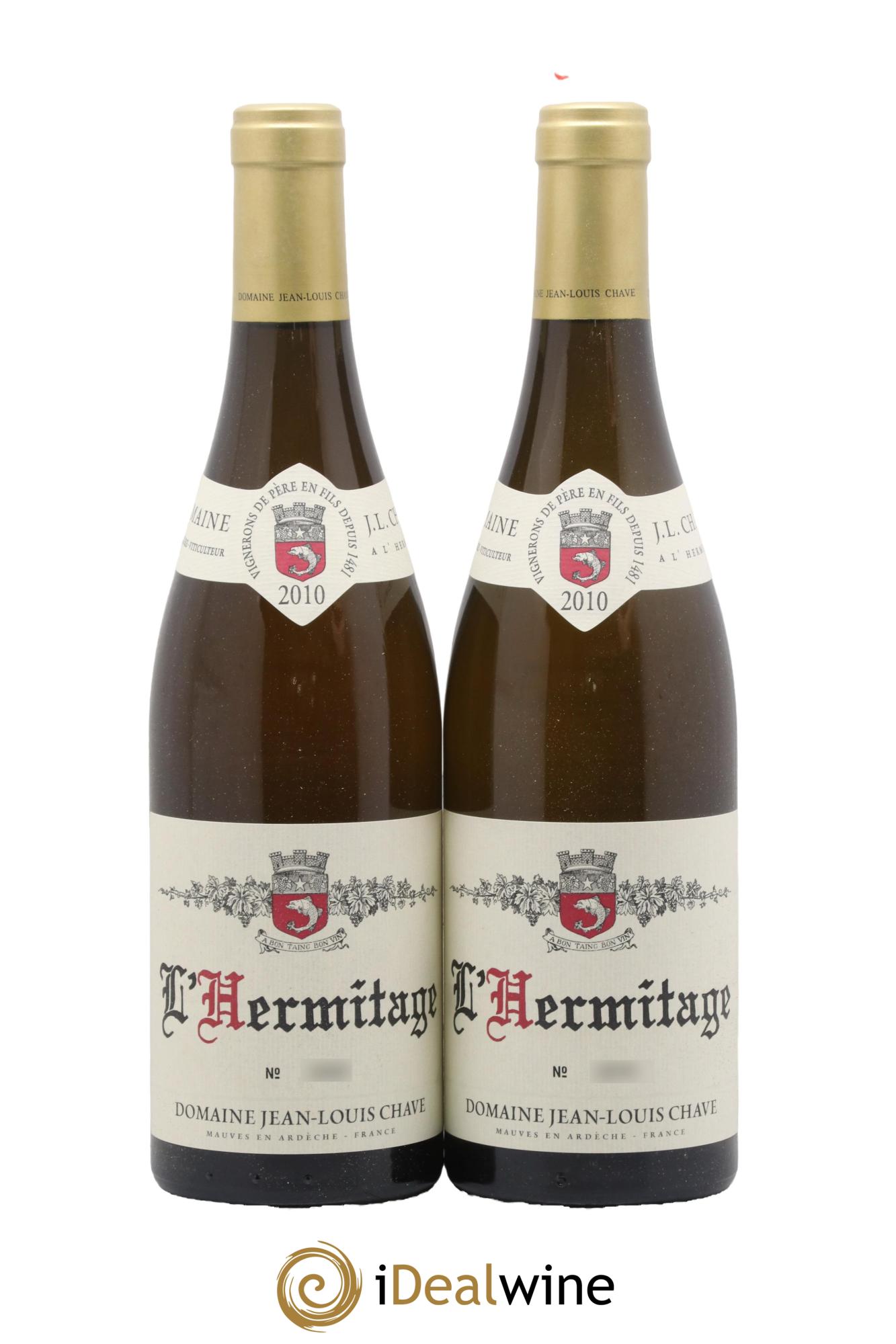 Hermitage Jean-Louis Chave 2010 - Lot de 2 bouteilles - 0