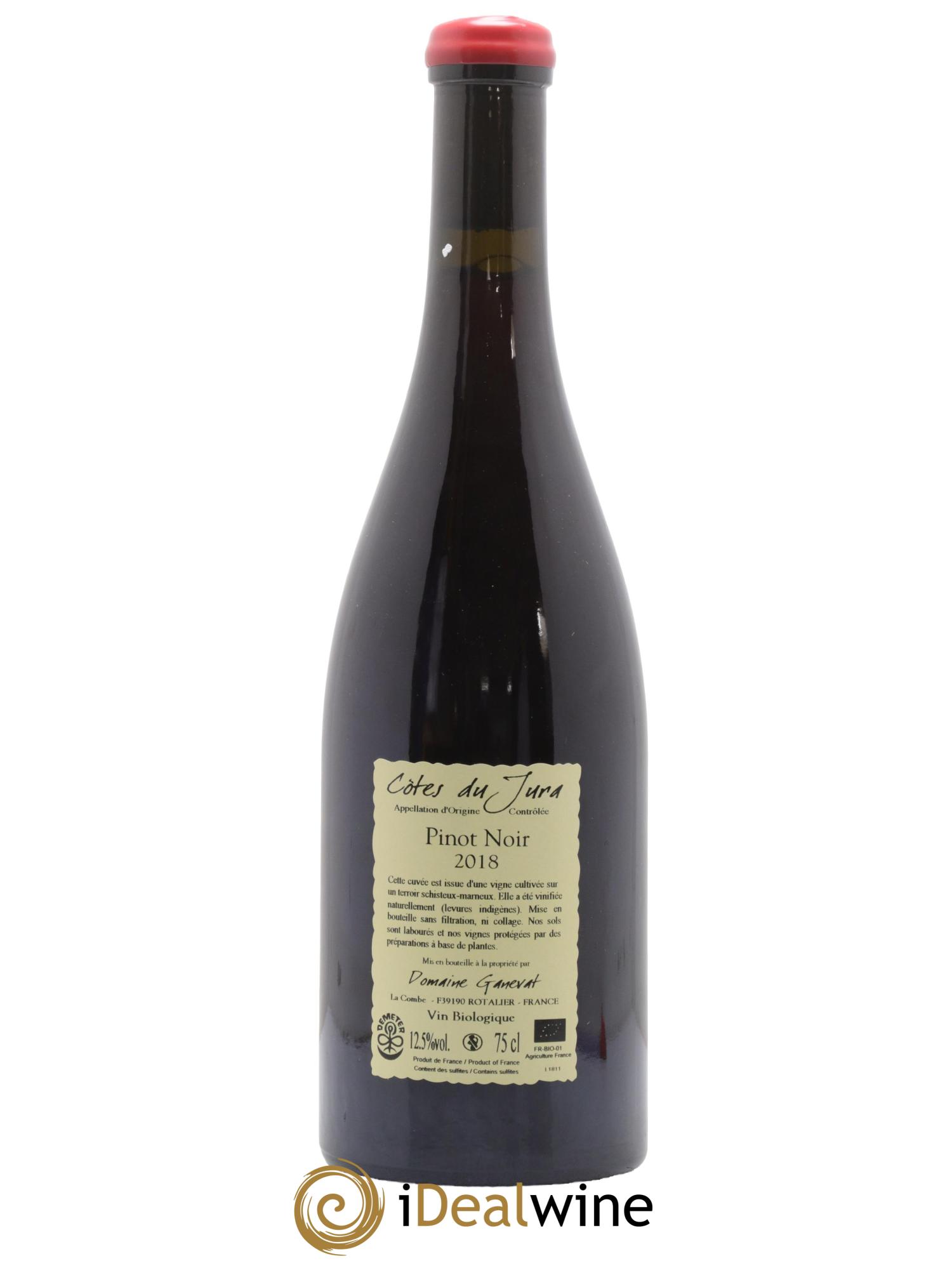 Côtes du Jura Pinot Noir En Billat  Jean-François Ganevat (Domaine)  2018 - Lotto di 1 bottiglia - 1
