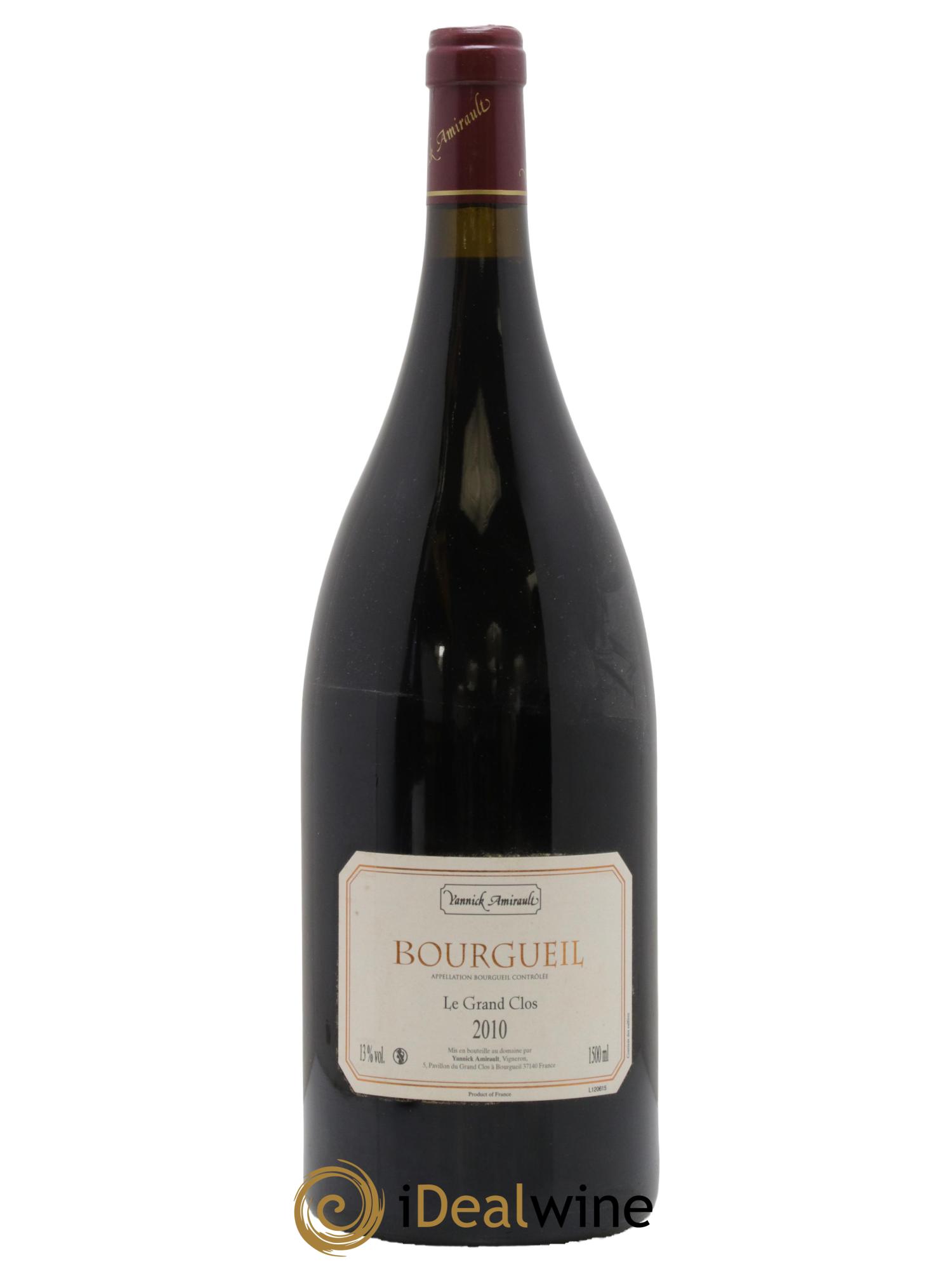 Bourgueil Grand Clos Yannick Amirault (Domaine) 2010 - Posten von 1 Magnum - 0