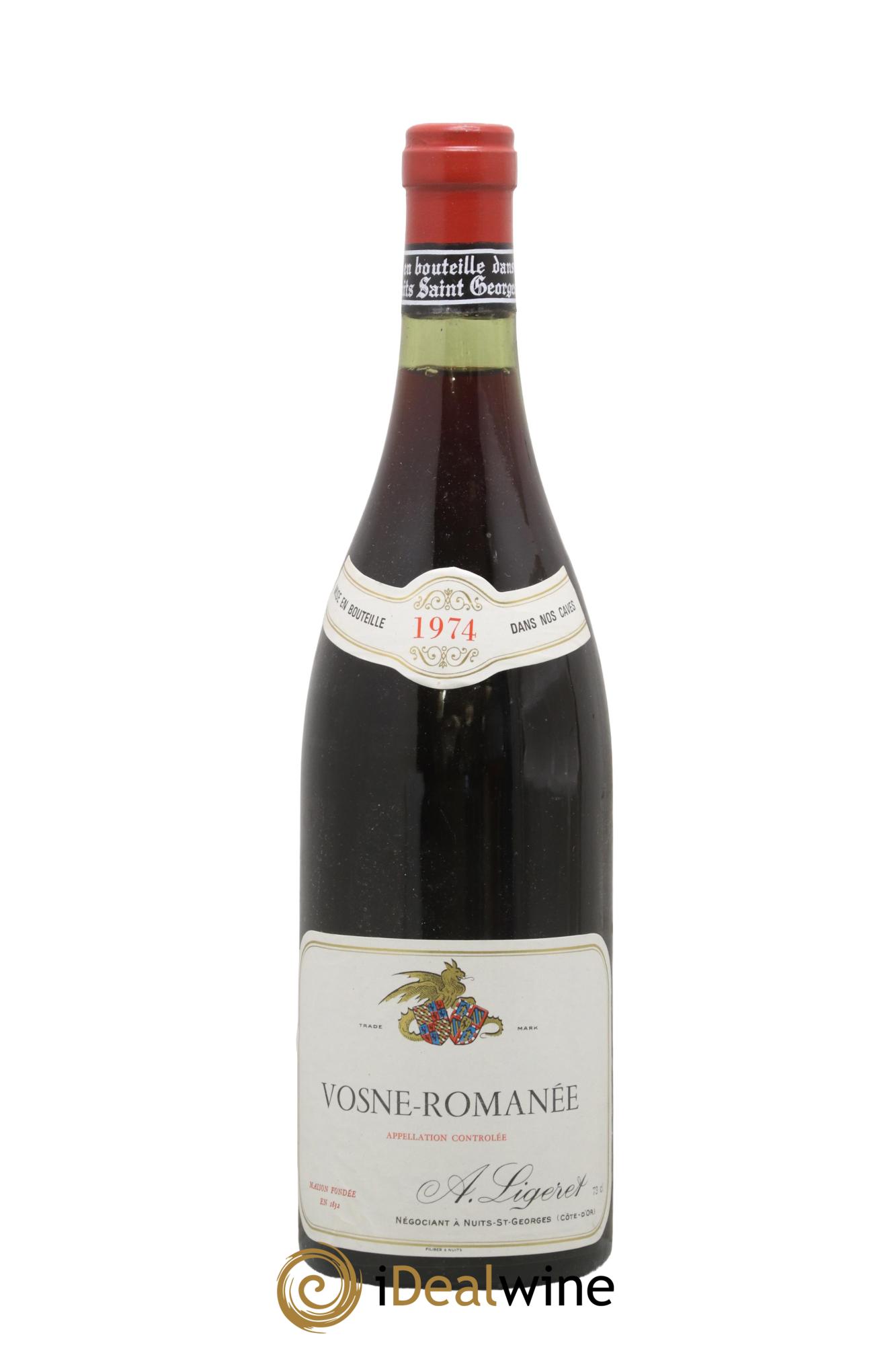 Vosne-Romanée A. Ligeret 1974 - Lot de 1 bouteille - 0