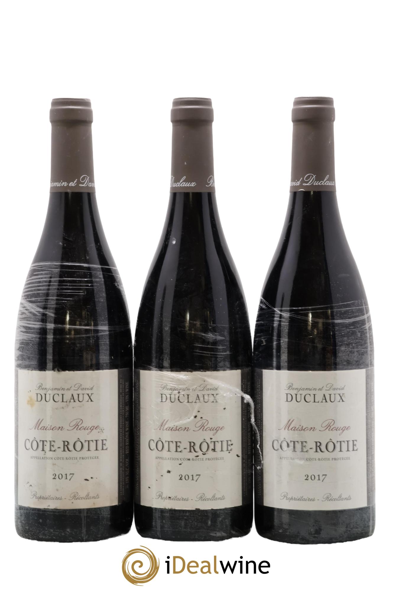 Côte-Rôtie Maison Rouge Domaine Duclaux 2017 - Lot of 3 bottles - 0