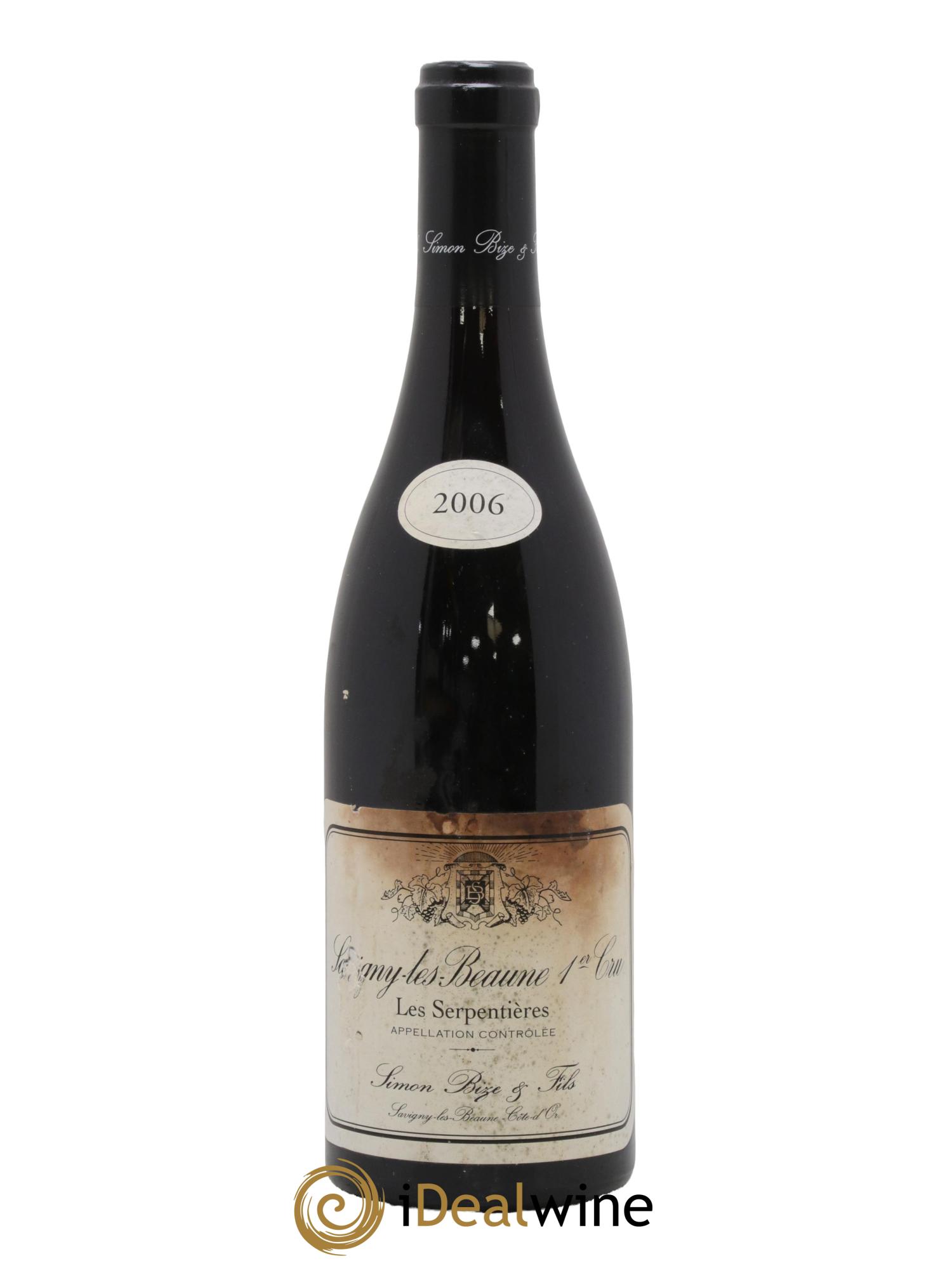 Savigny-lès-Beaune 1er Cru Les Serpentières Simon Bize & Fils 2006 - Lot de 1 bouteille - 0