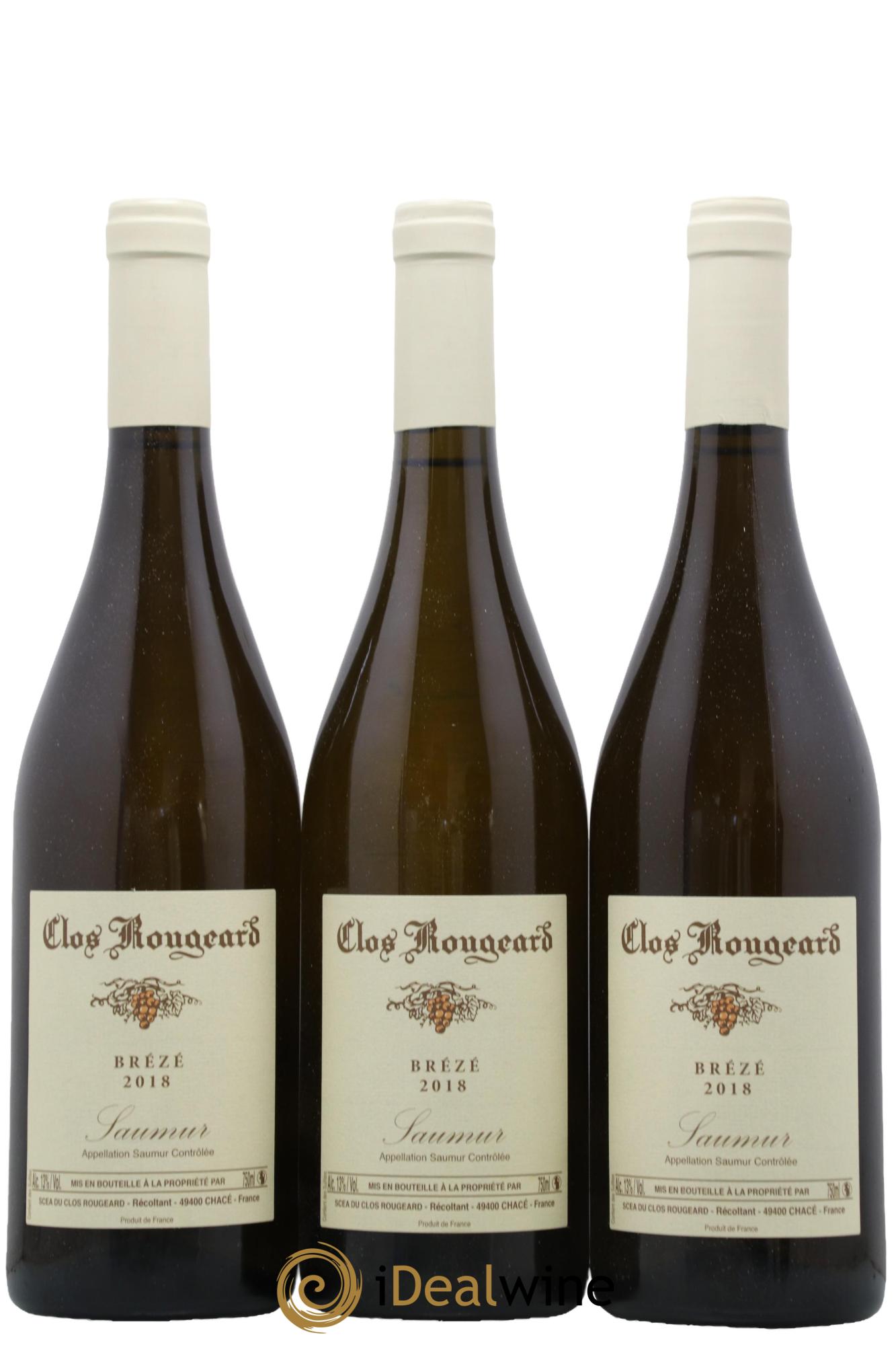 Saumur Brézé Clos Rougeard 2018 - Lot de 3 bouteilles - 0