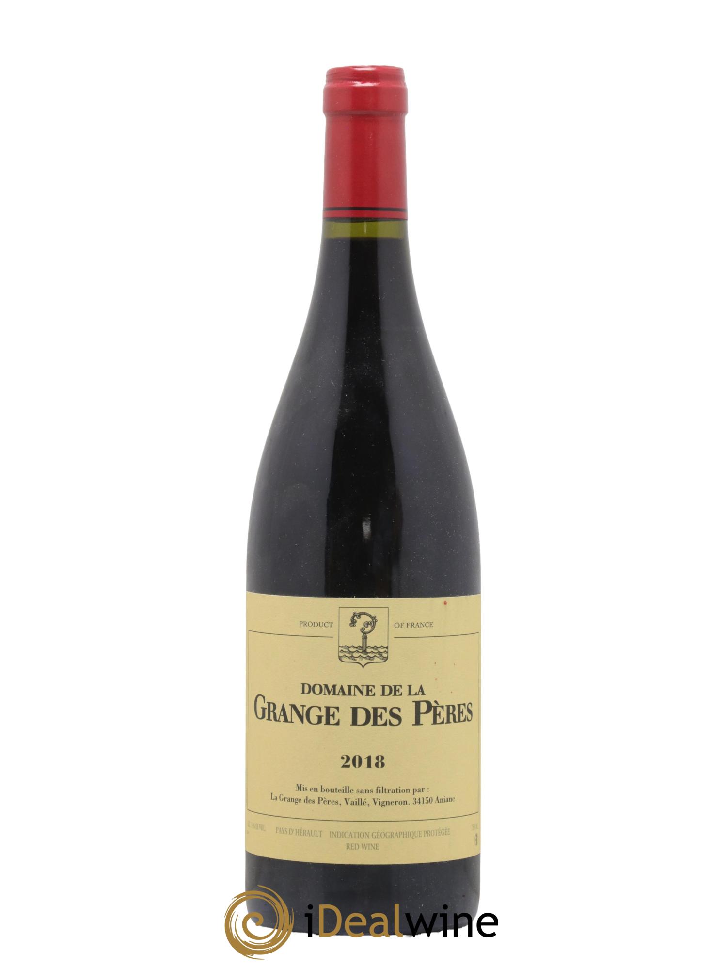Pays d'Hérault Grange des Pères Laurent Vaillé 2018 - Lot de 1 bouteille - 0