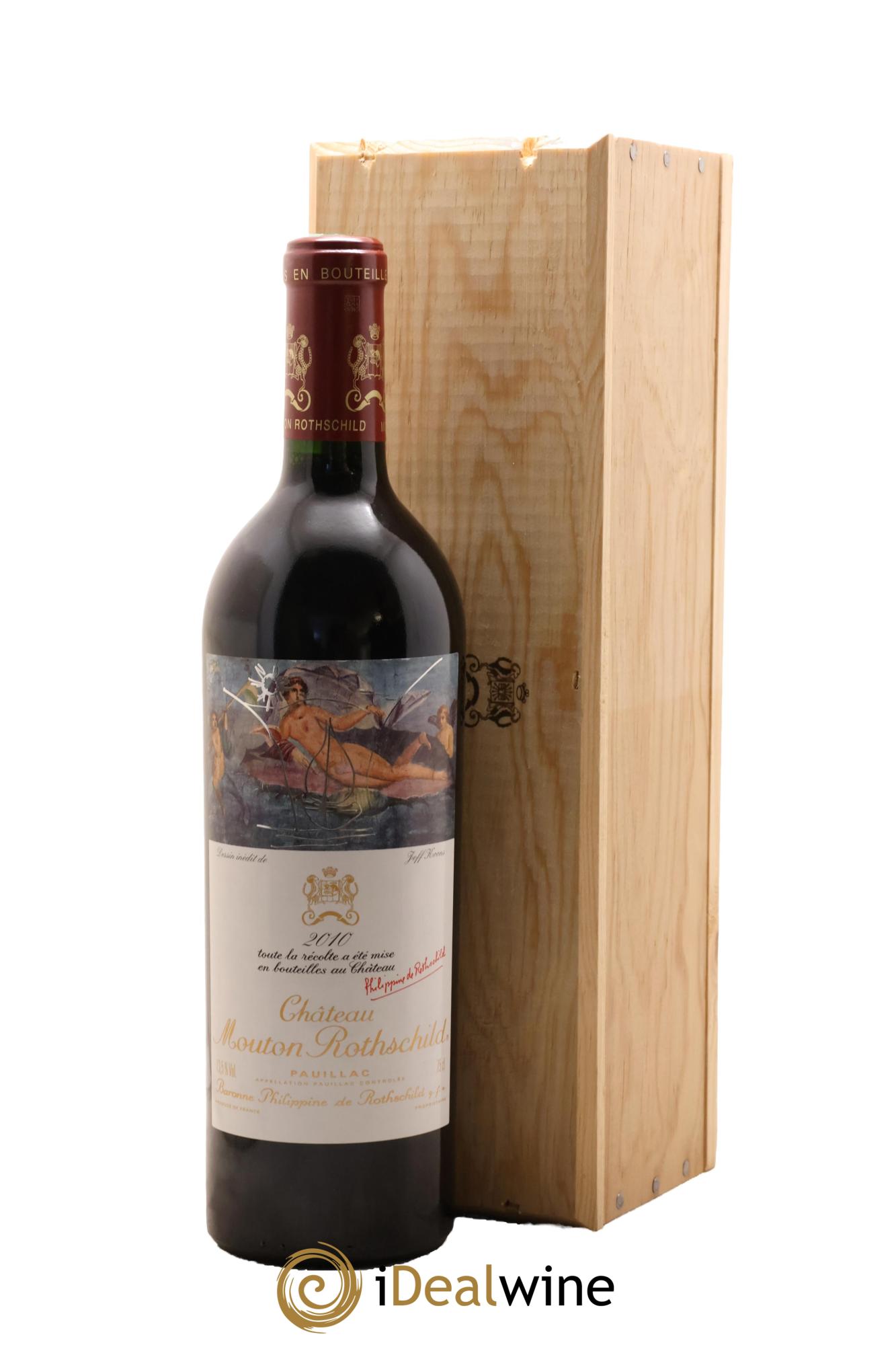 Château Mouton Rothschild 1er Grand Cru Classé 2010 - Lot de 1 bouteille - 0