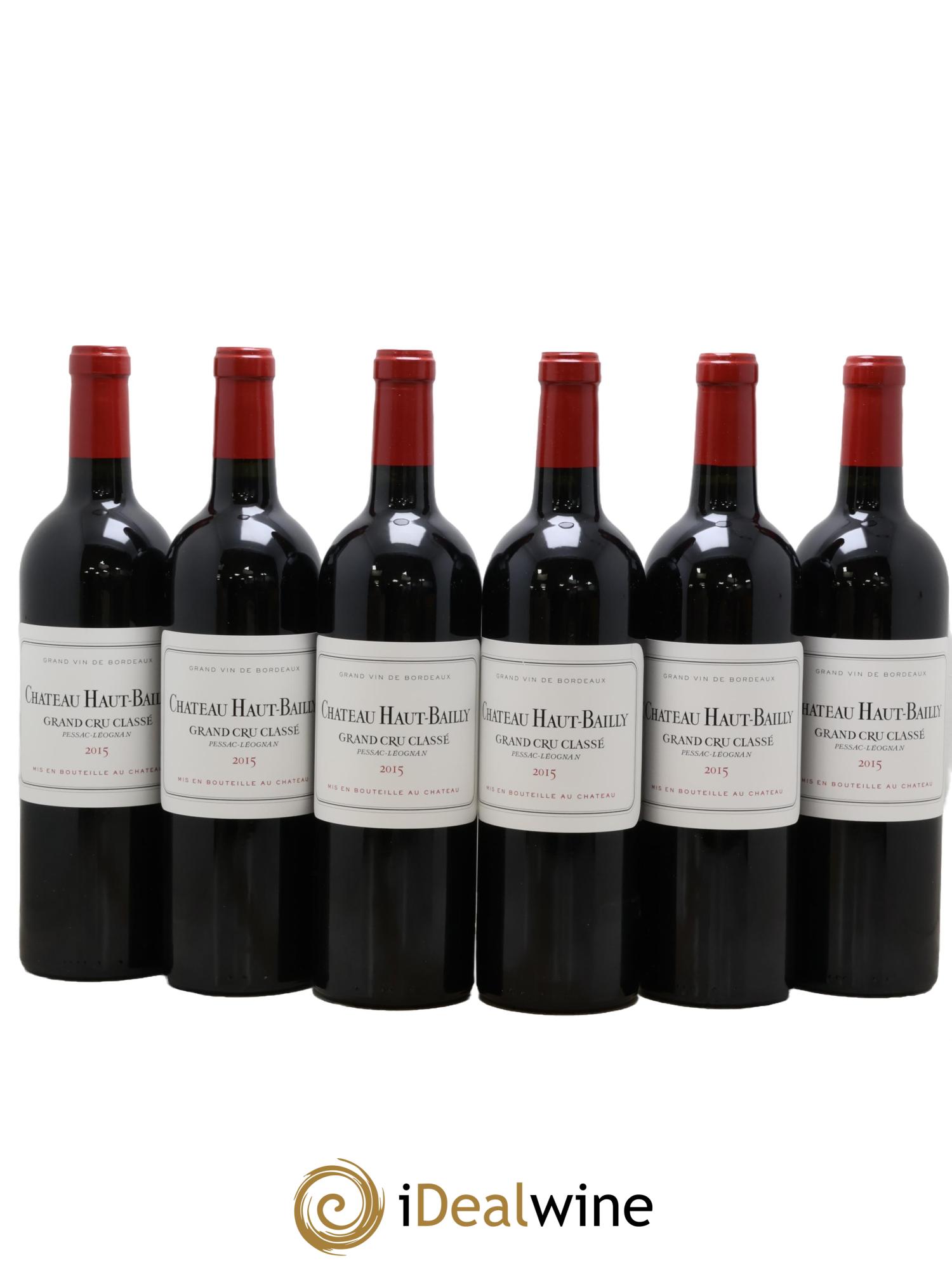 Château Haut-Bailly Cru Classé de Graves  2015 - Lot de 6 bouteilles - 0