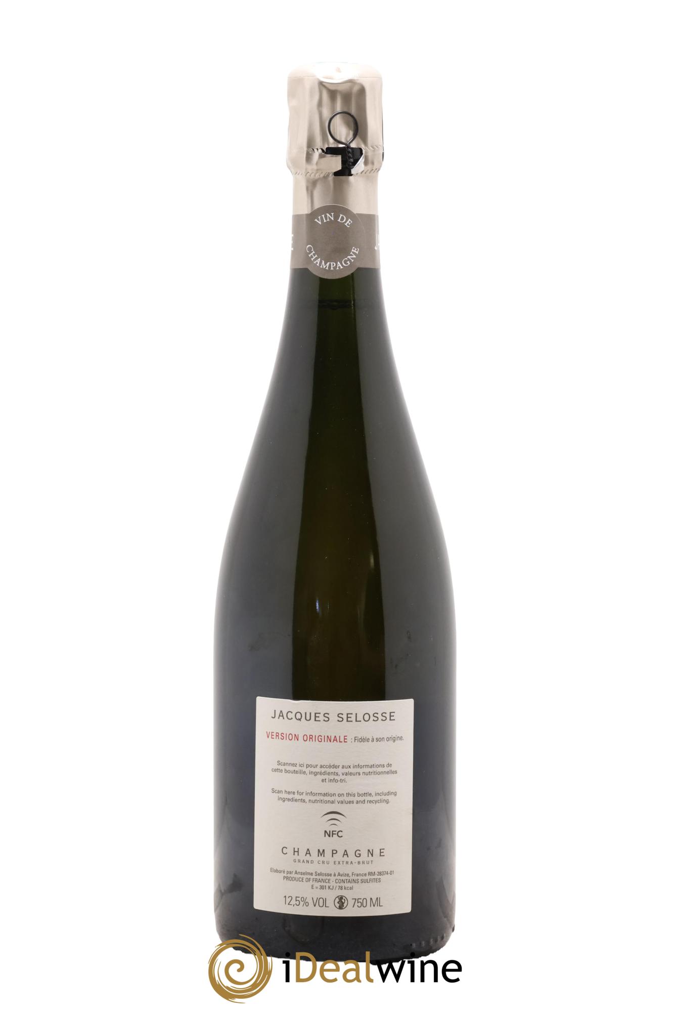 Version Originale Jacques Selosse - Lot of 1 bottle - 1