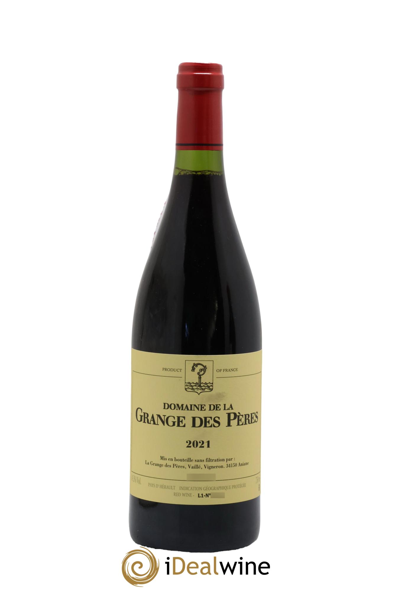 IGP Pays d'Hérault Grange des Pères Laurent Vaillé 2021 - Lot of 1 bottle - 0