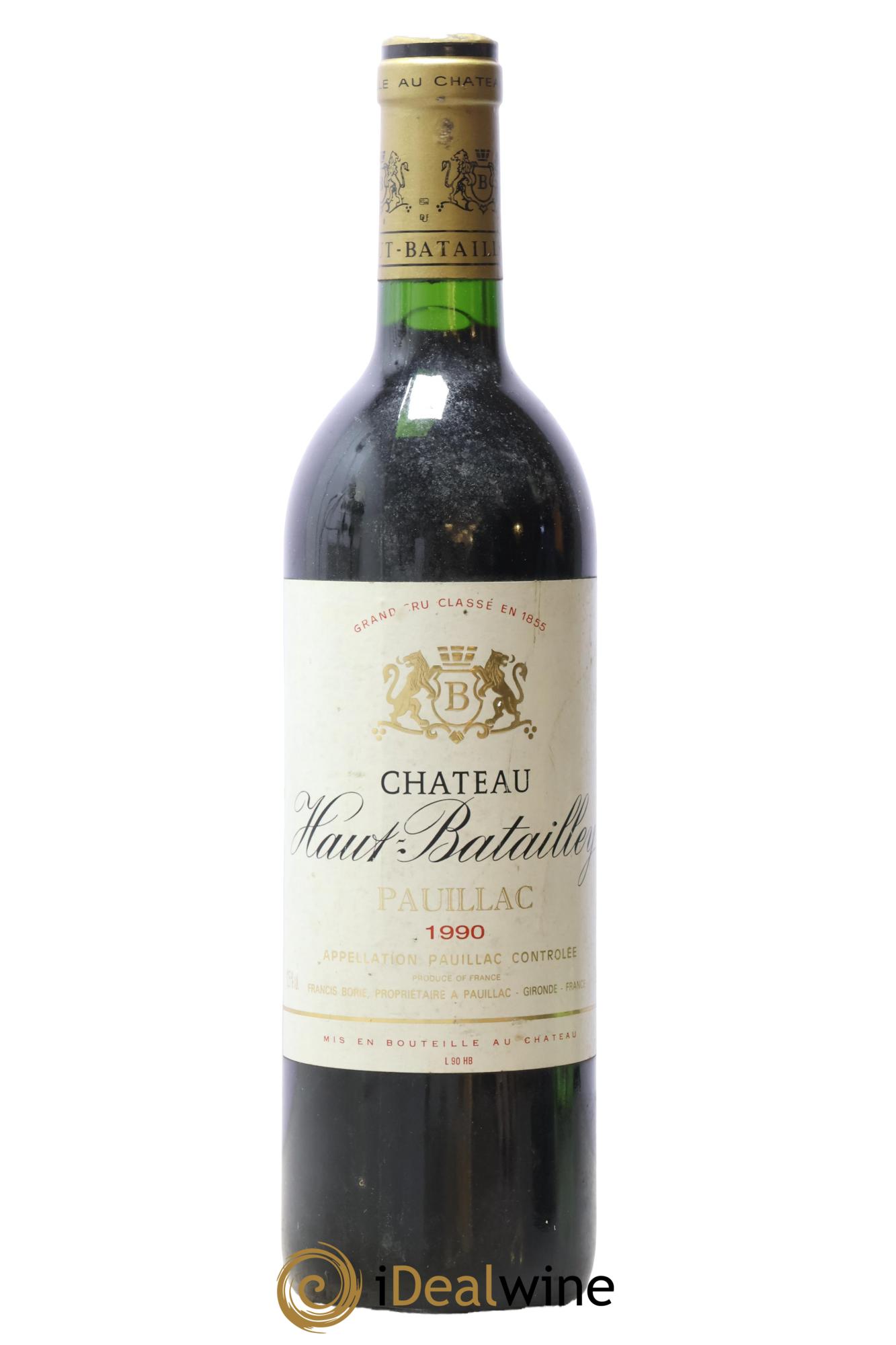 Château Haut Batailley 5ème Grand Cru Classé 1990 - Lot de 1 bouteille - 0