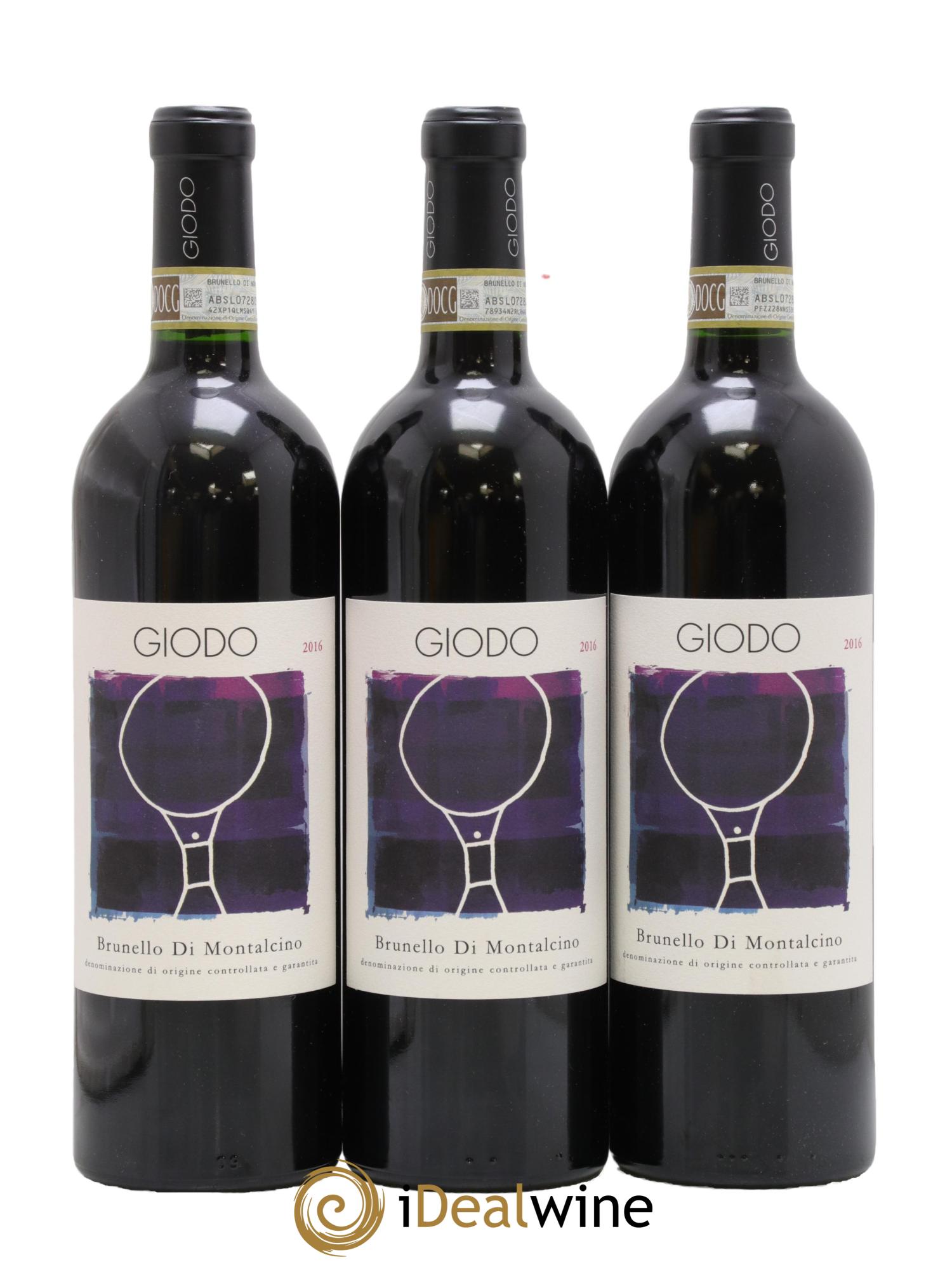 Brunello di Montalcino Podere Giodo 2016 - Lot de 3 bouteilles - 0
