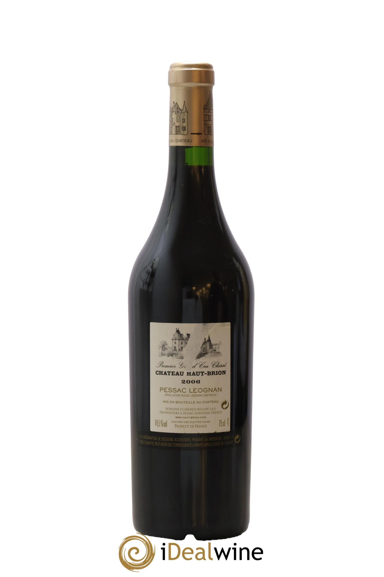 Château Haut Brion 1er Grand Cru Classé 2006 - Posten von 1 Flasche - 1