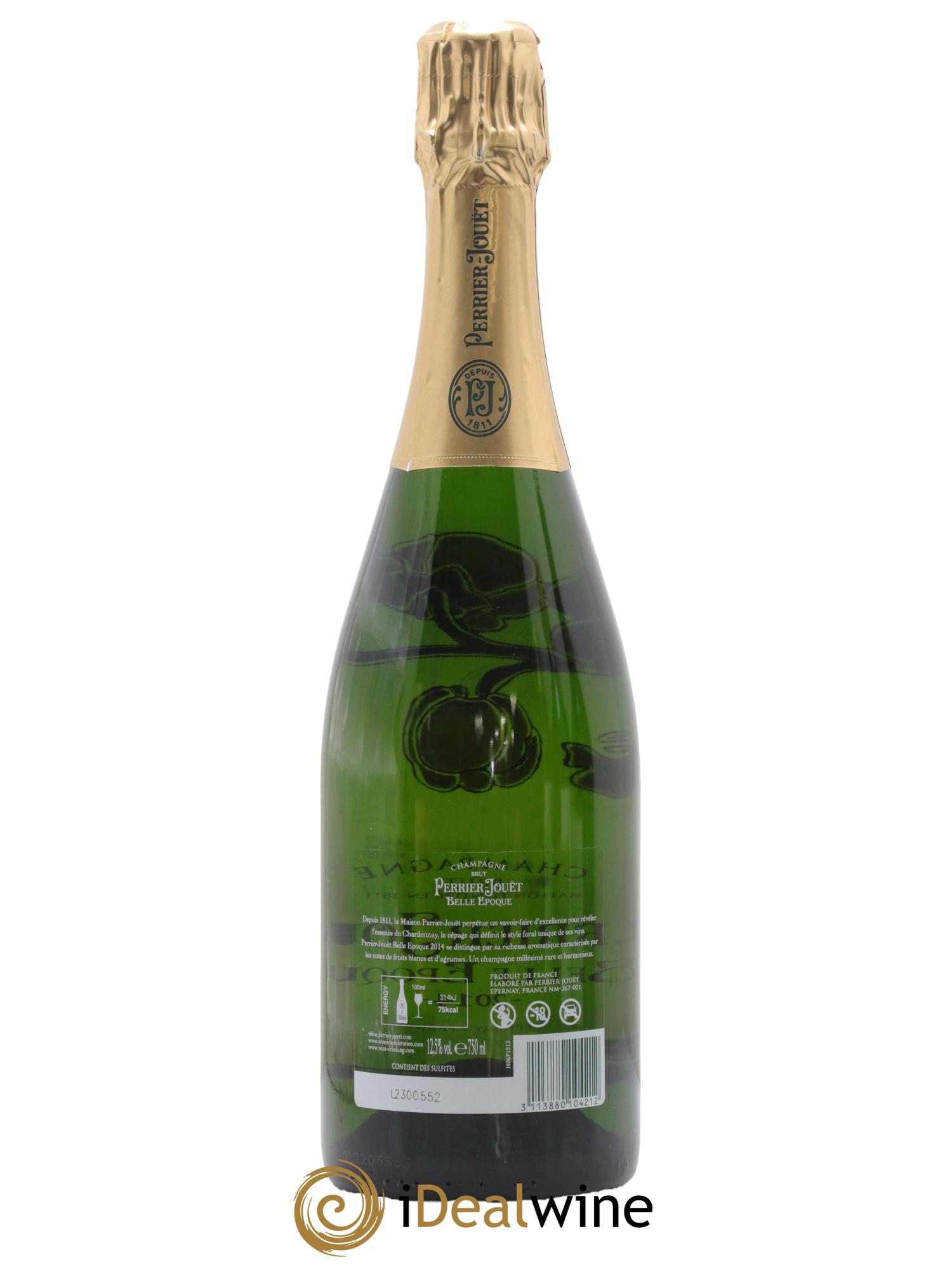 Cuvée Belle Epoque Brut Perrier-Jouët 2014 - Lot de 1 bouteille - 1