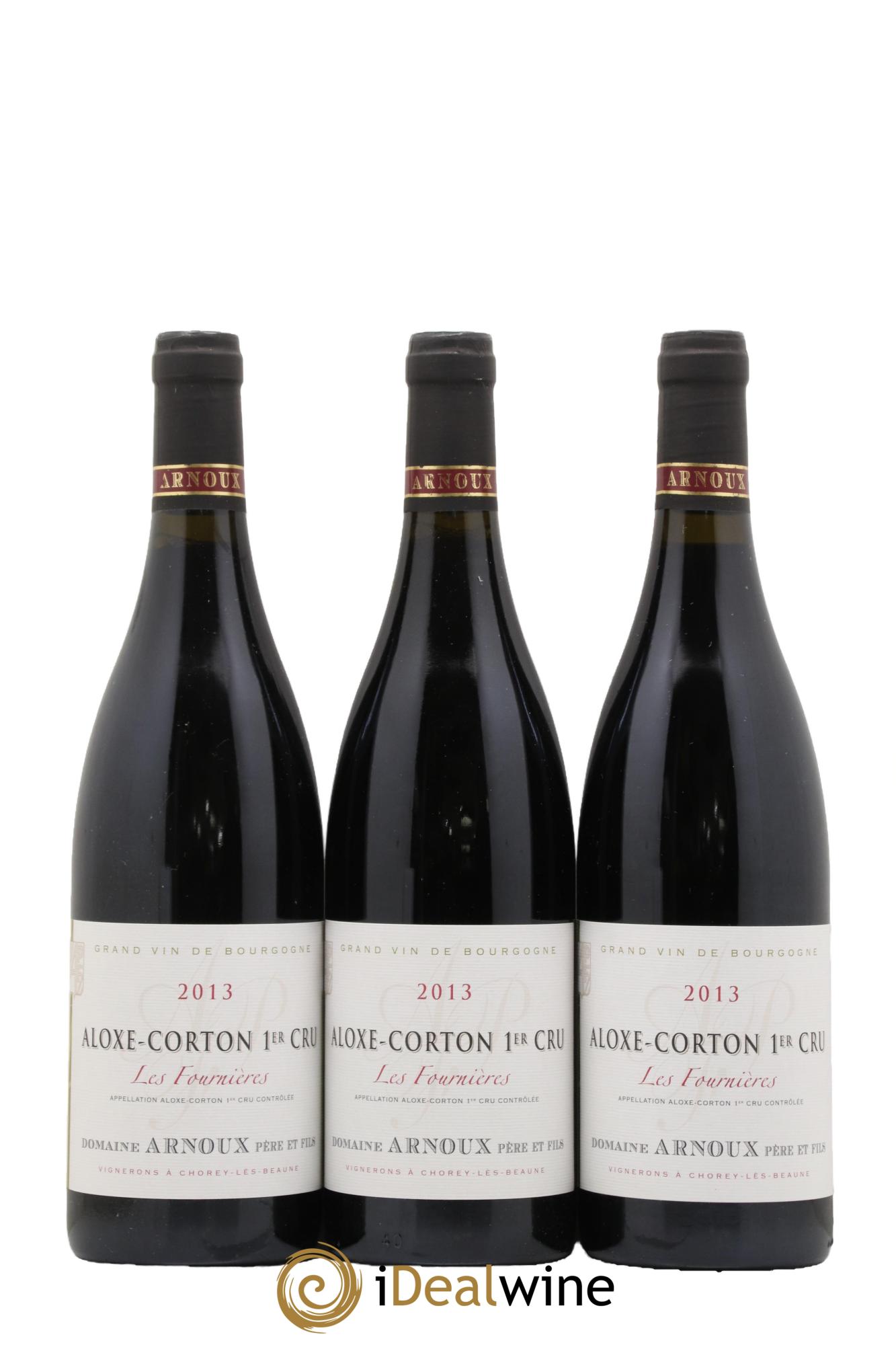 Aloxe-Corton 1er Cru Les Fournières Domaine Arnoux Père et Fils 2013 - Lot de 3 bouteilles - 0