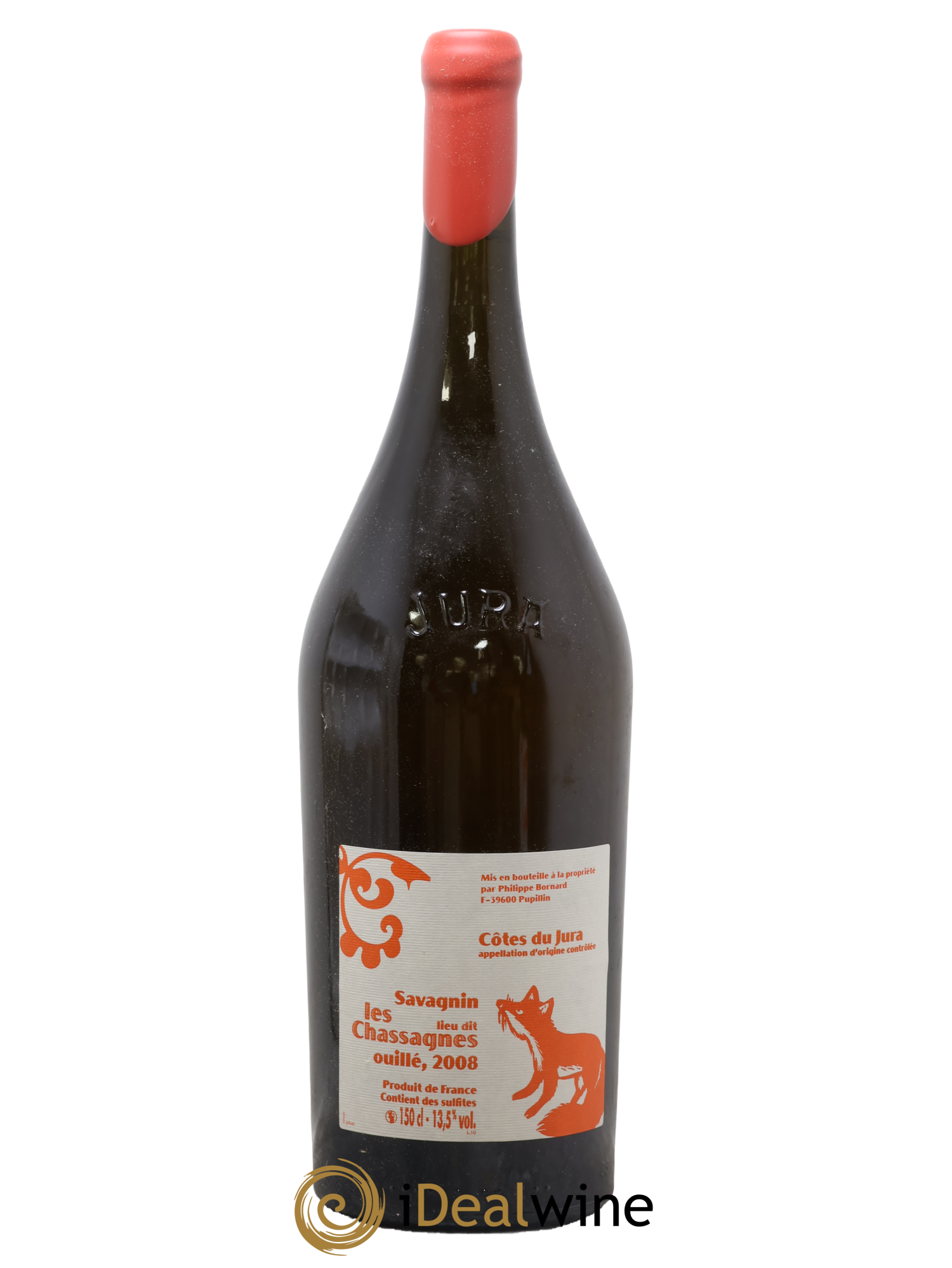Côtes du Jura Les Chassagnes Savagnin Ouillé Bornard 2008 - Lot de 1 magnum - 0