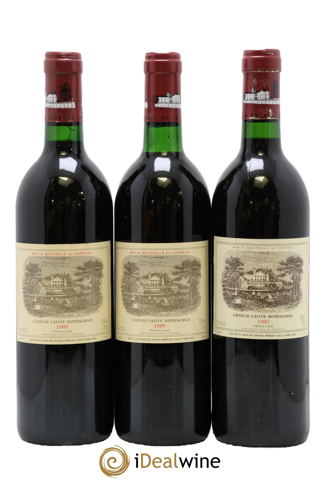 Château Lafite Rothschild 1er Grand Cru Classé 1989 - Lot de 12 bouteilles - 4