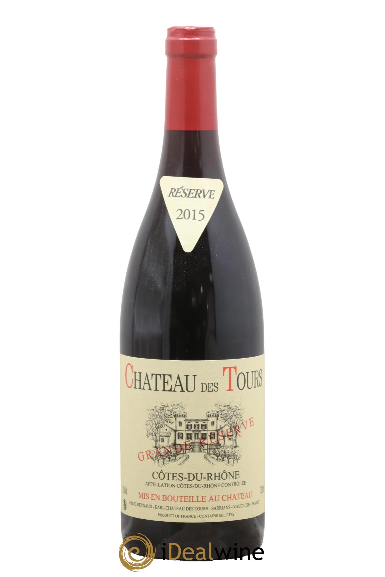 Côtes-du-Rhône Château des Tours Grande Réserve Emmanuel Reynaud 2015 - Posten von 1 Flasche - 0